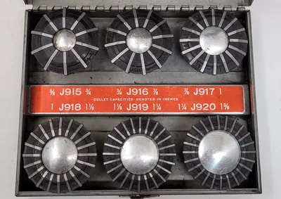 JACOBS RUBBER FLEX COLLETS SET - RANGE: 5/8IN - 1-3/8IN - undefined