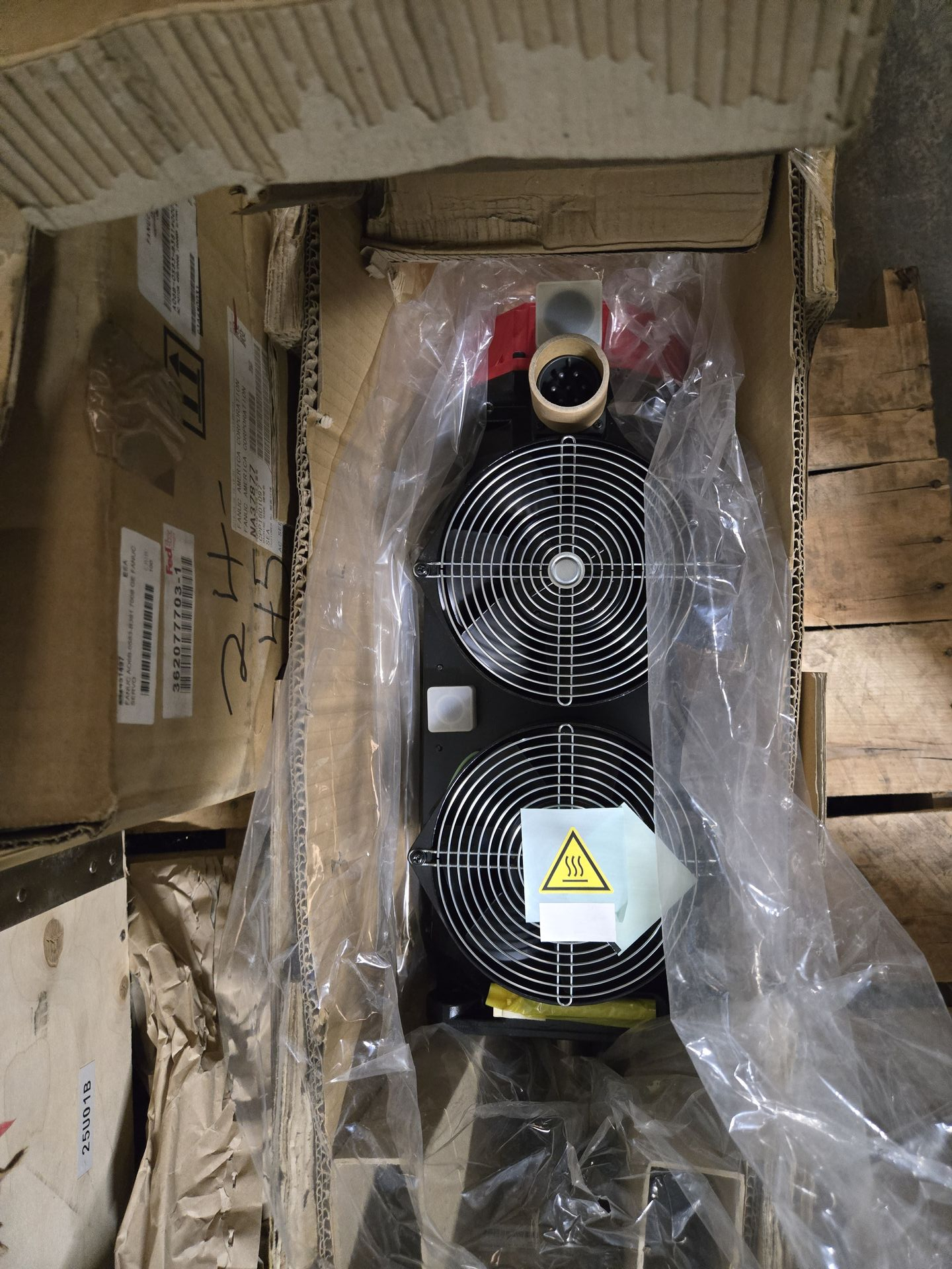 BULK QTY OF FANUC SERVO MOTORS, FANS, AND TRANSFORMER - undefined