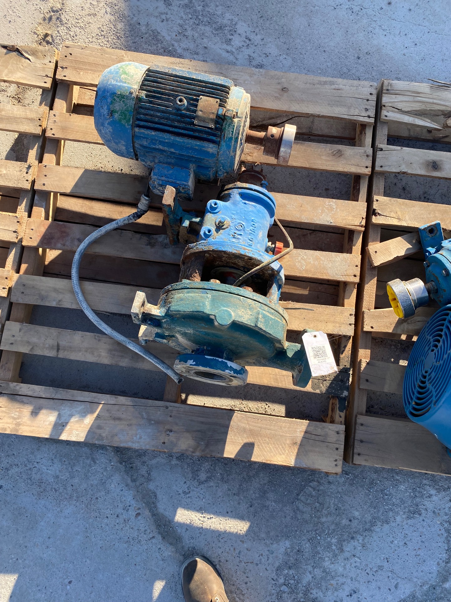 GOULDS 3196 PUMP & 10 HP MOTOR ASSEMBLY - undefined