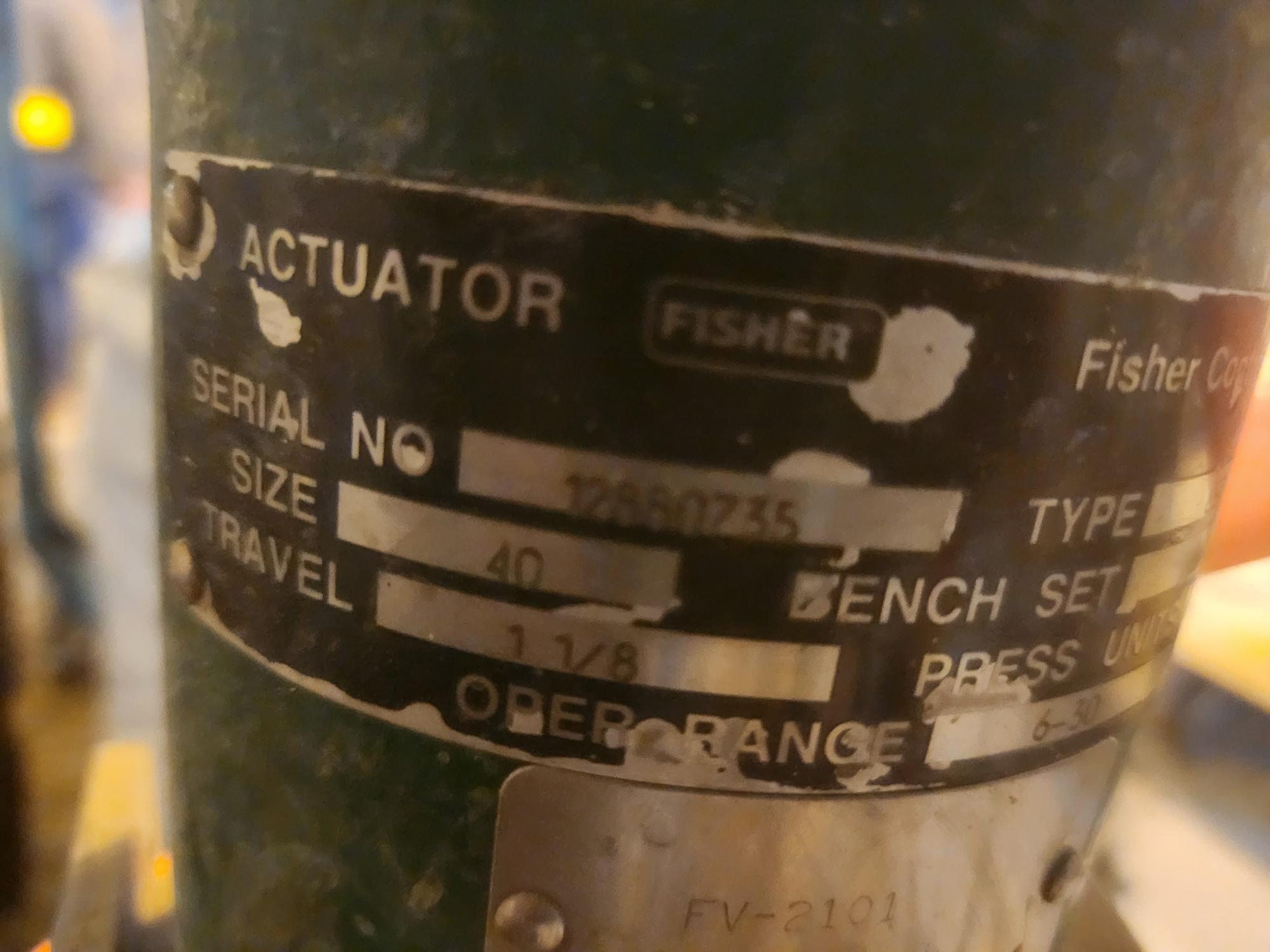 FISHER EZ CONTROL VALVE & 657 ACTUATOR ASSEMBLY - undefined