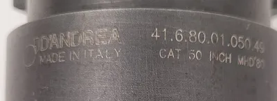 D'ANDREA CAT50 MHD'80 MODULAR TOOL HOLDER, OAL 280MM, 180MM PROJ, BODY DIA 3.25IN, BORE DIA 1.675IN - undefined