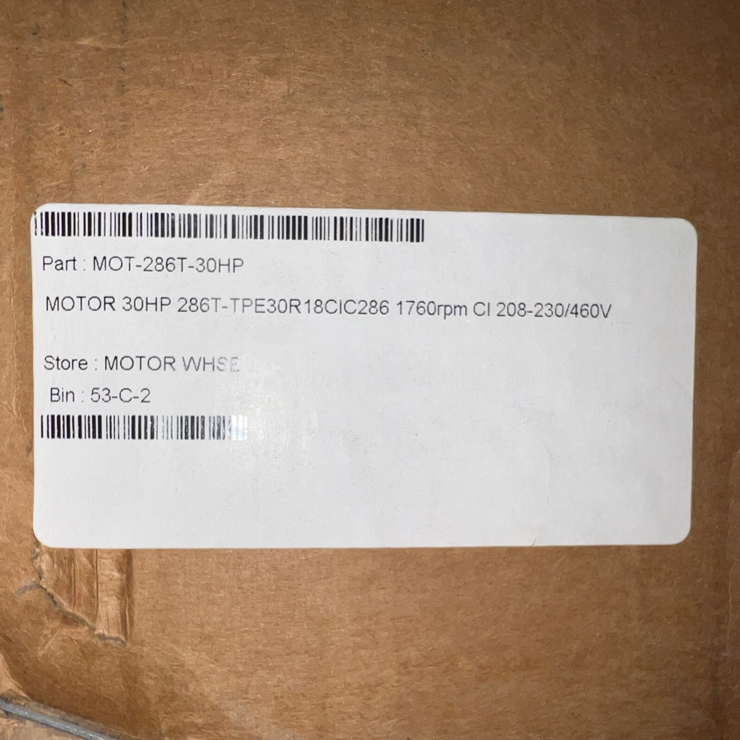 BALDOR M4104T AC MOTOR - undefined