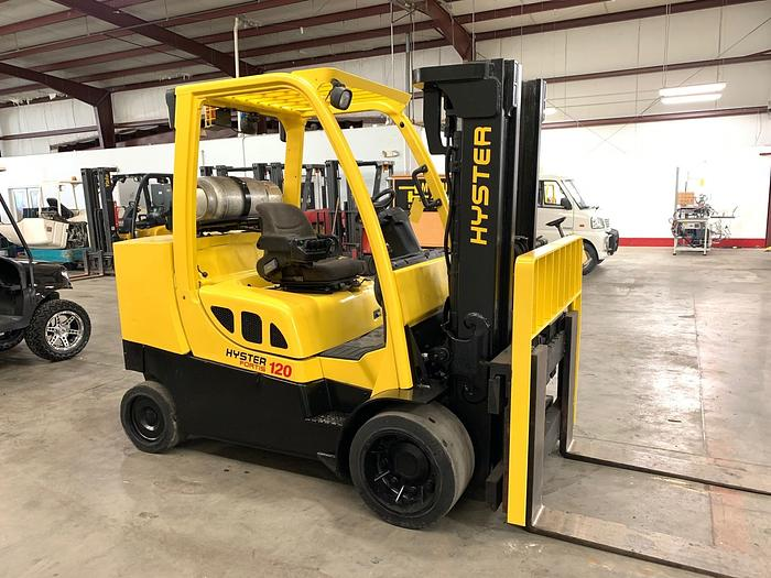 HYSTER S120FT FORKLIFT, 12K LB CAP, LPG, 98HP, 17383LB WT, 99.8IN TR - undefined