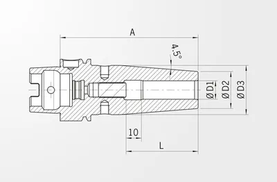 HAUSER A40.140.16 HSK40A SHRINK CHUCK – 16MM – SET OF 2 - undefined