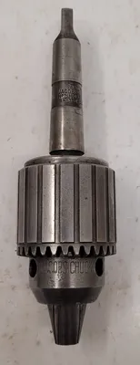 JACOBS 6A – 33 TAPER BALL BEARING CHUCK WITH 2MT JACOBS CHUCK ARBOR (0-1/2IN CAP) - undefined
