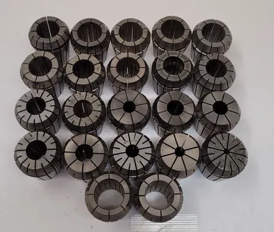 SHARS ER40 COLLETS - SET OF 22, 3/16IN TO 31/32IN RANGE - undefined