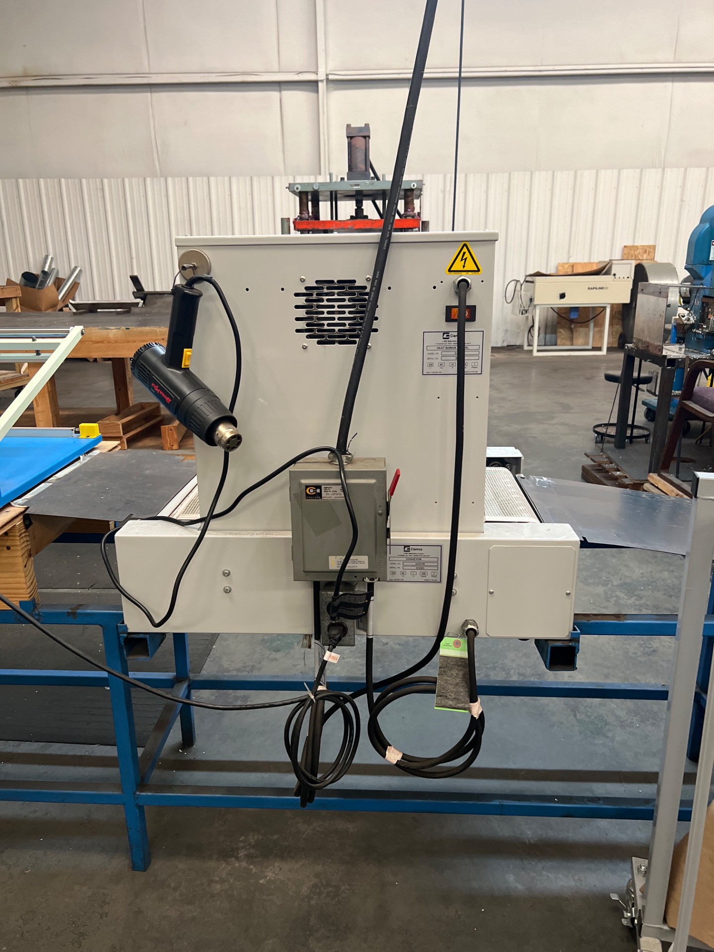 CLAMCO 820MB HEAT SHRINK TUNNEL - undefined