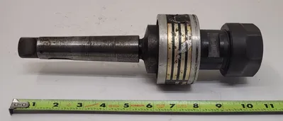 VALCO INDUSTRIAL AUTOCOOL TOOL CHUCK W/ MT4 SLEEVE (OAL 11”, BODY DIA 3.25”, BORE DIA 1”) - undefined