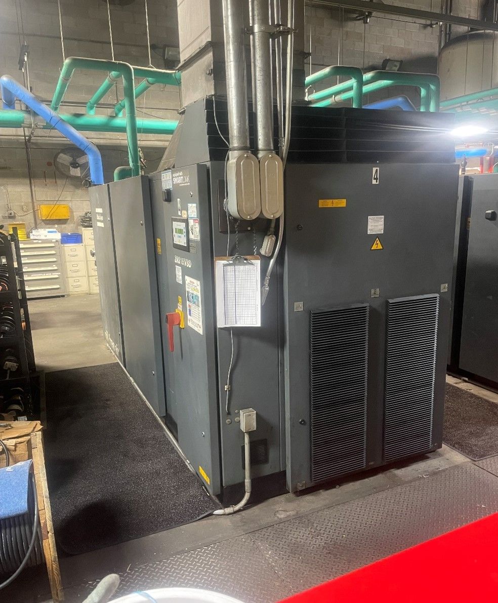 2003 ATLAS COPCO ZR 315 VSD STATIONARY AIR COMPRESSOR WITH DRYER - undefined