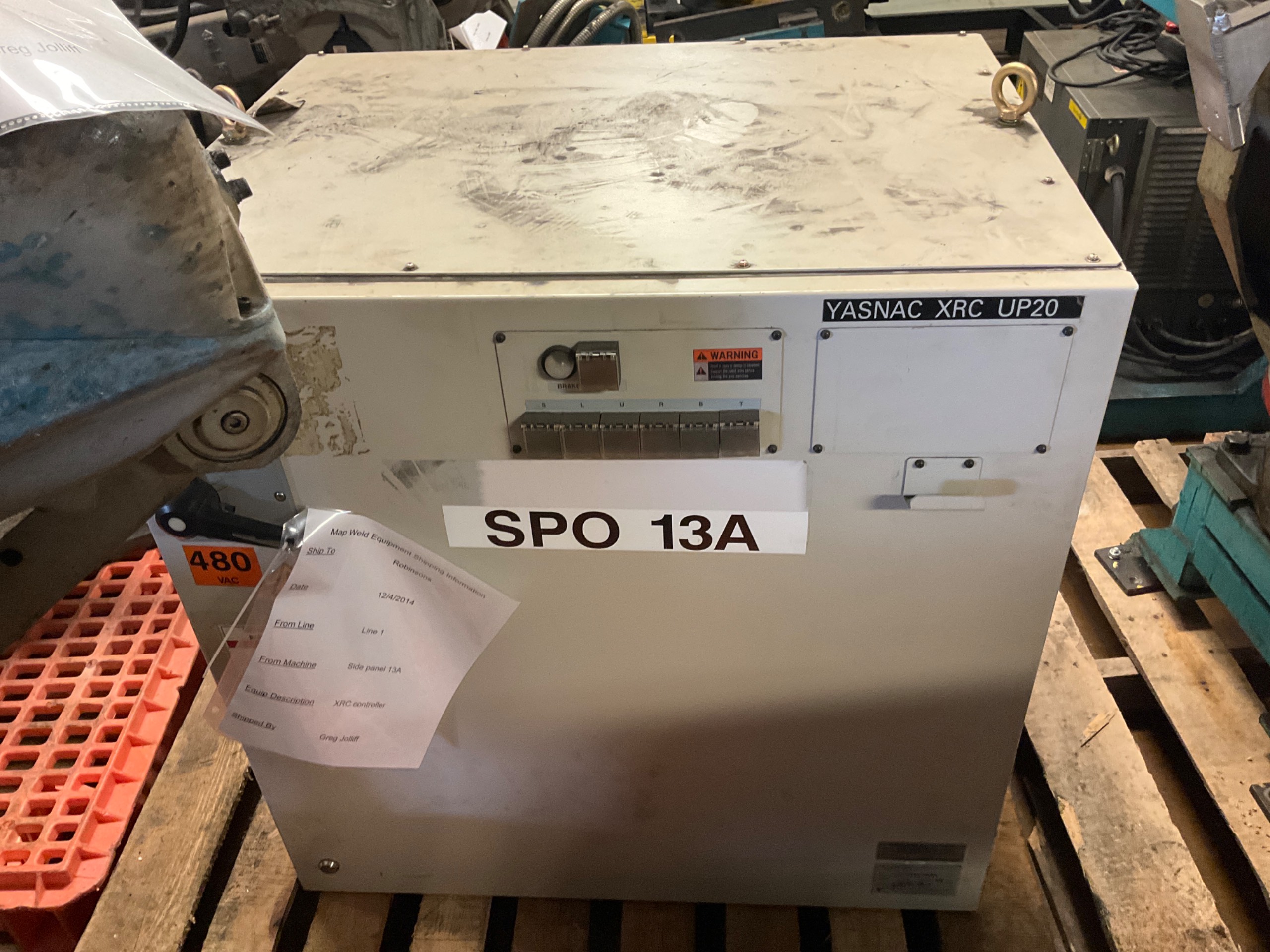 YASKAWA YASNAC XRC UP20 ROBOT CONTROLLER - undefined