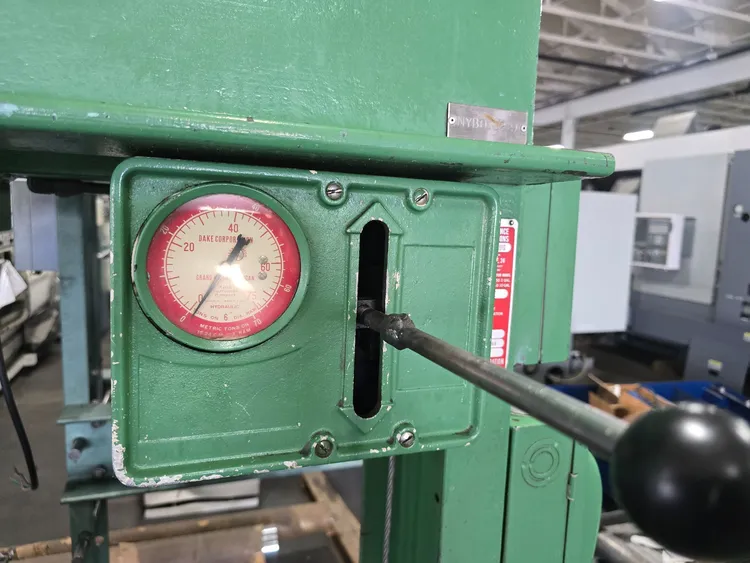 DAKE 908075 H-FRAME PRESS - 75T PRESS, 28T PULL, 2 HP, 440V, 10-IN STROKE, 5 IPM - undefined
