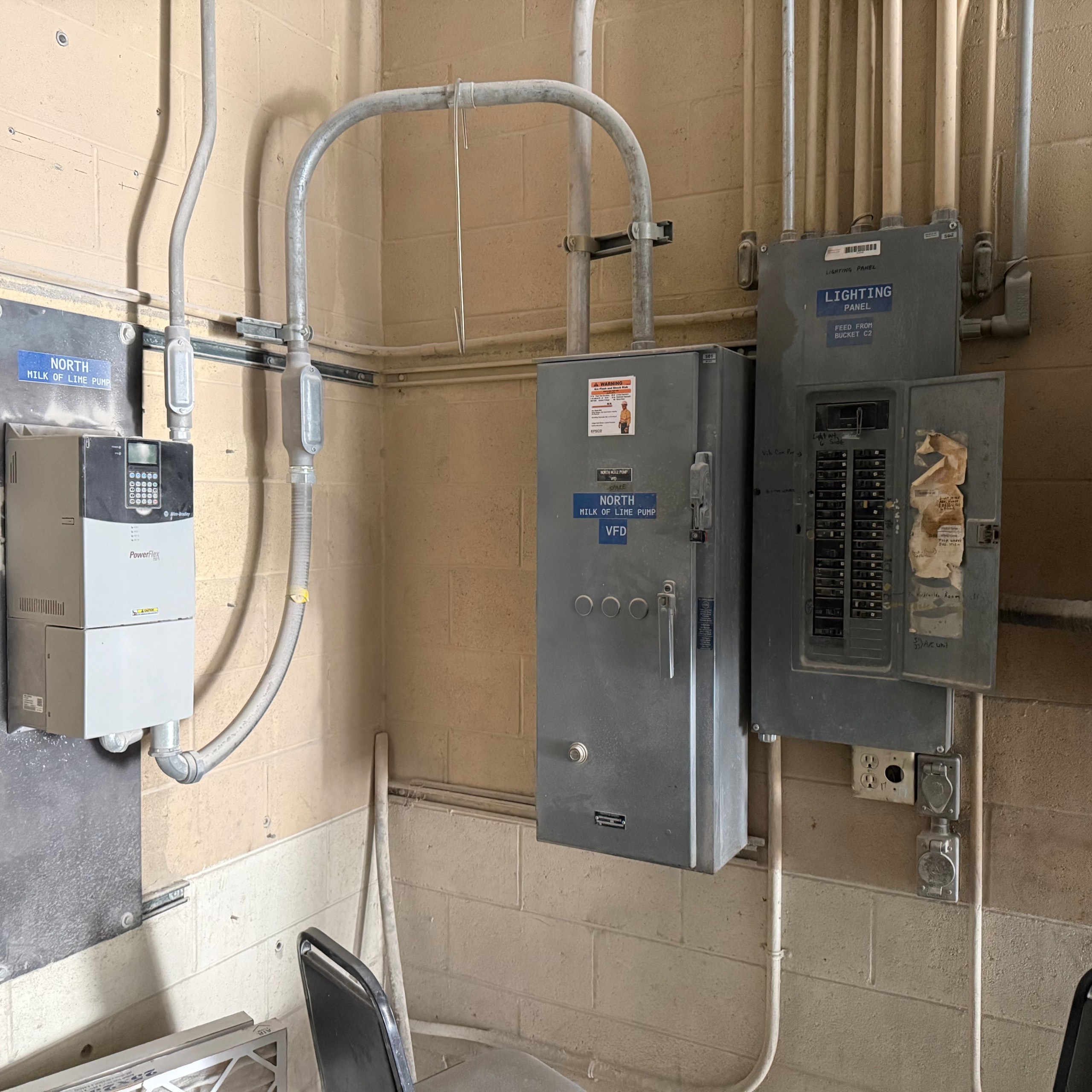 CONTENTS OF ELECTRICAL ROOM - undefined