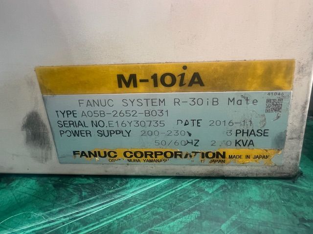 2016 FANUC M-10IA/12 ARTICULATED ROBOT - undefined