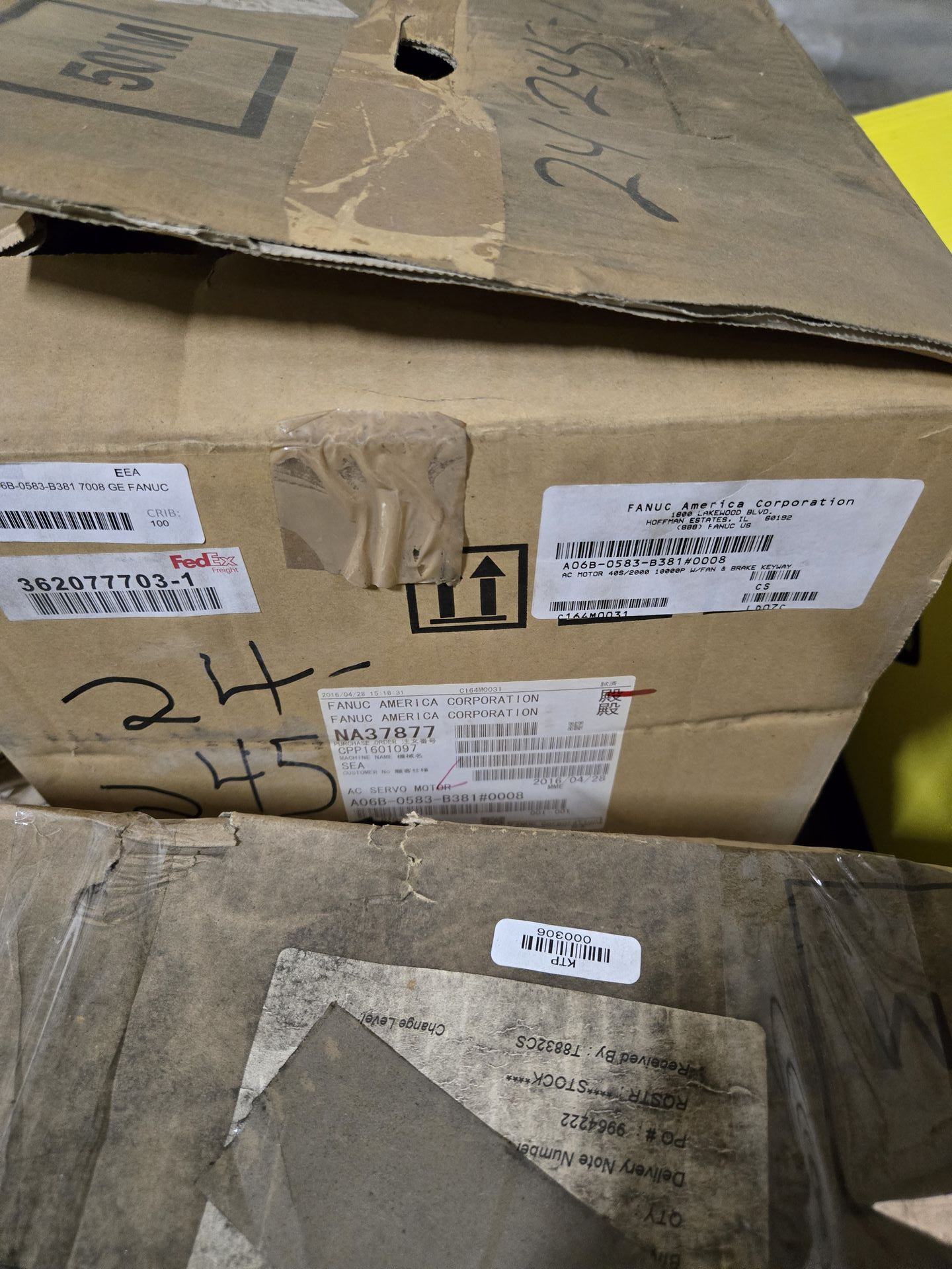 BULK QTY OF FANUC SERVO MOTORS, FANS, AND TRANSFORMER - undefined