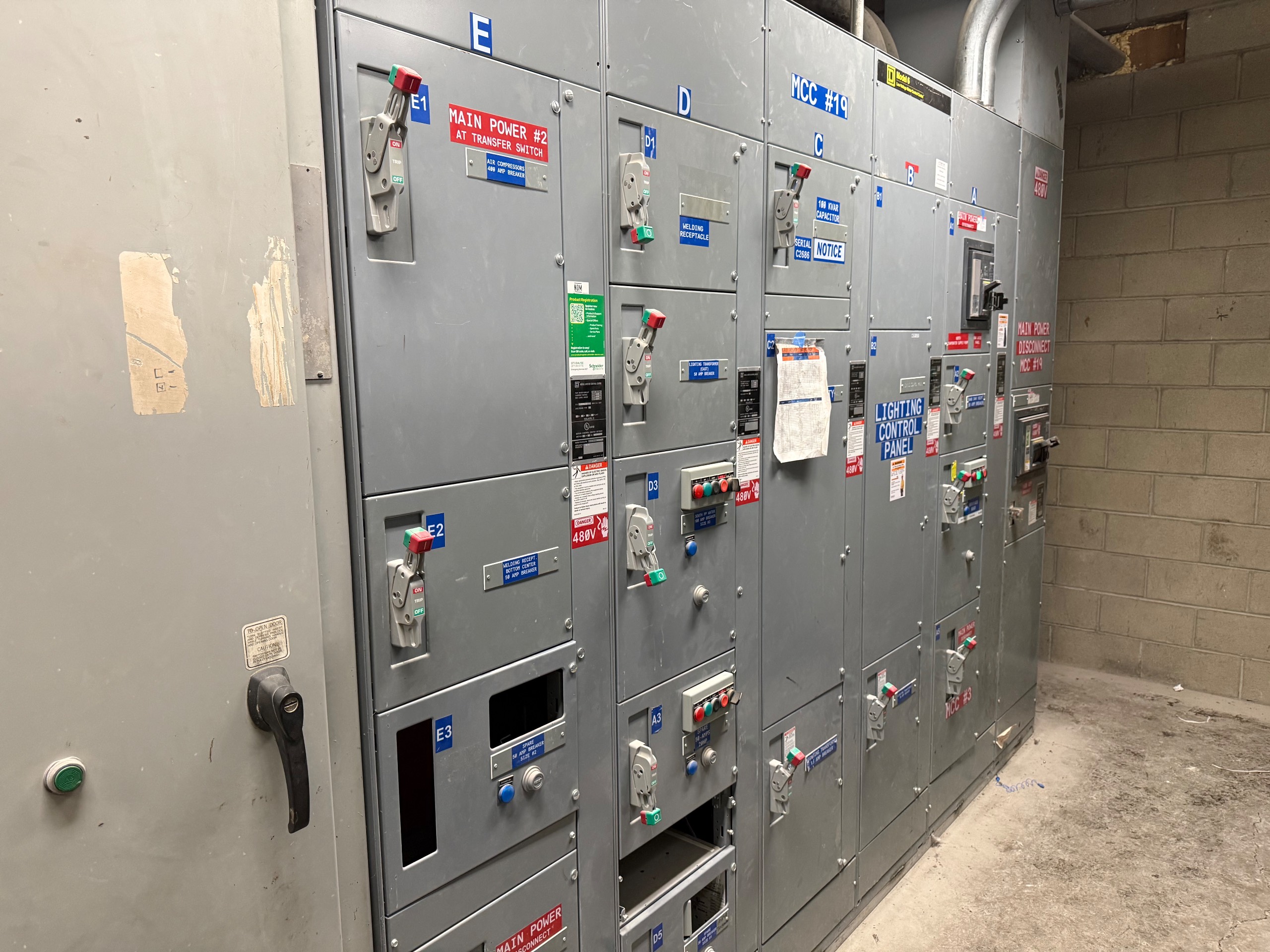 CONTENTS OF ELECTRICAL ROOM - undefined