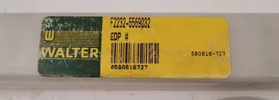 WALTER INDEXABLE MILL CUTTER, 0.472" CUT DIAMETER, 6.3" OAL, 45 DEGREE ANGLE - undefined