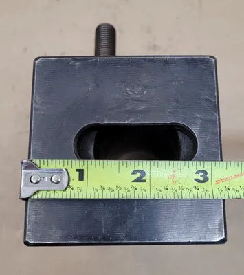 ALORIS DA 55Q MORSE TAPER HOLDER, #5 MORSE TAPER SIZE, H: 3-3/8”, W: 3-1/8”, L: 5-1/2” - undefined