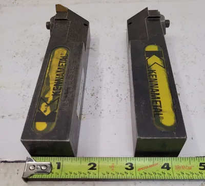 KENNAMETAL NEL-204D/NER-204D TOOLHOLDER LOT OF 2: 1.25 IN SHANK, 6 IN TOOL LENGTH - undefined