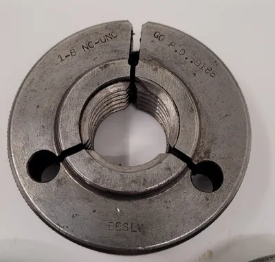 BESLY THREAD RING GAUGES – VARIOUS SIZES – SET OF 3 - undefined