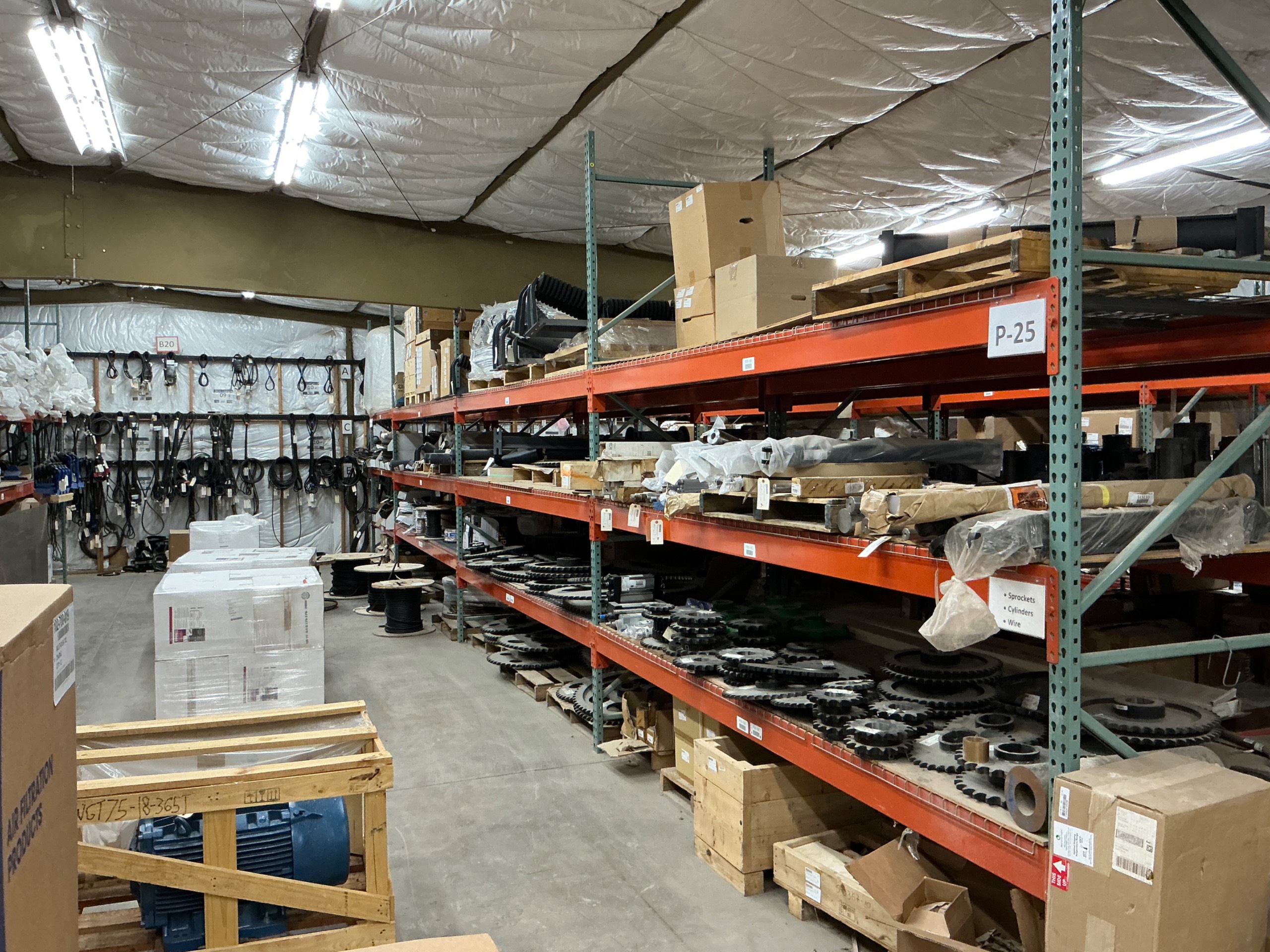BULK QTY OF SPARE PARTS INVENTORY - undefined