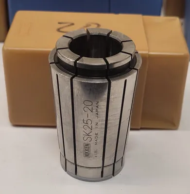 NIKKEN SK25 COLLETS – SET OF 31 – VARIOUS METRIC AND 1-INCH SIZES - undefined