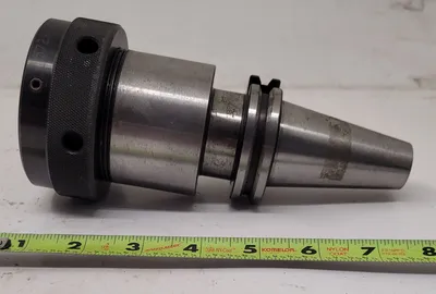 KENNAMETAL CV40TG150488 CAT 40 COLLET CHUCK OAL: 7.5” GAUGE: 4.75” BODY DIA: 2.60” - undefined