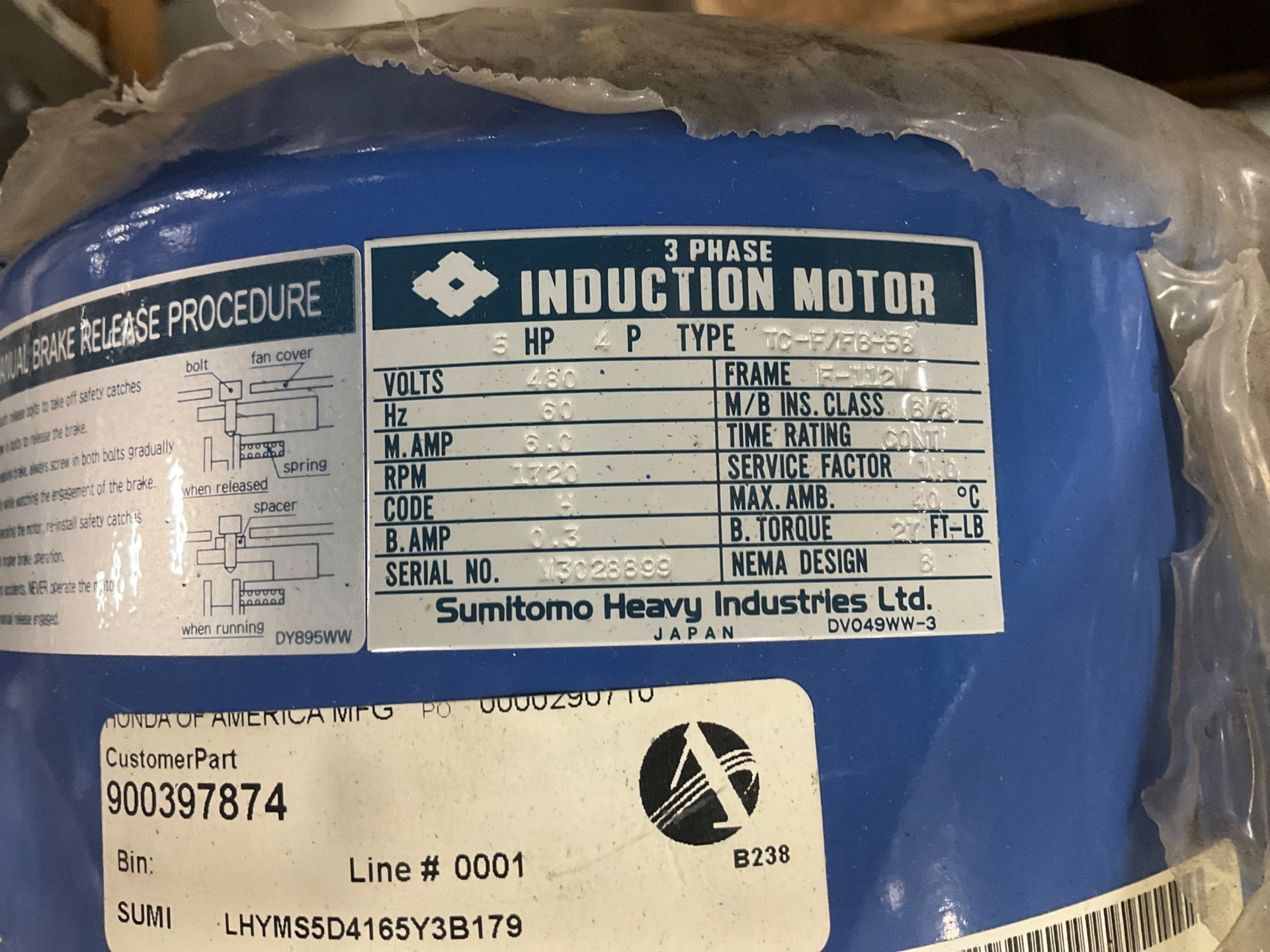 SUMITOMO GEARBOX & MOTOR ASSEMBLY - undefined