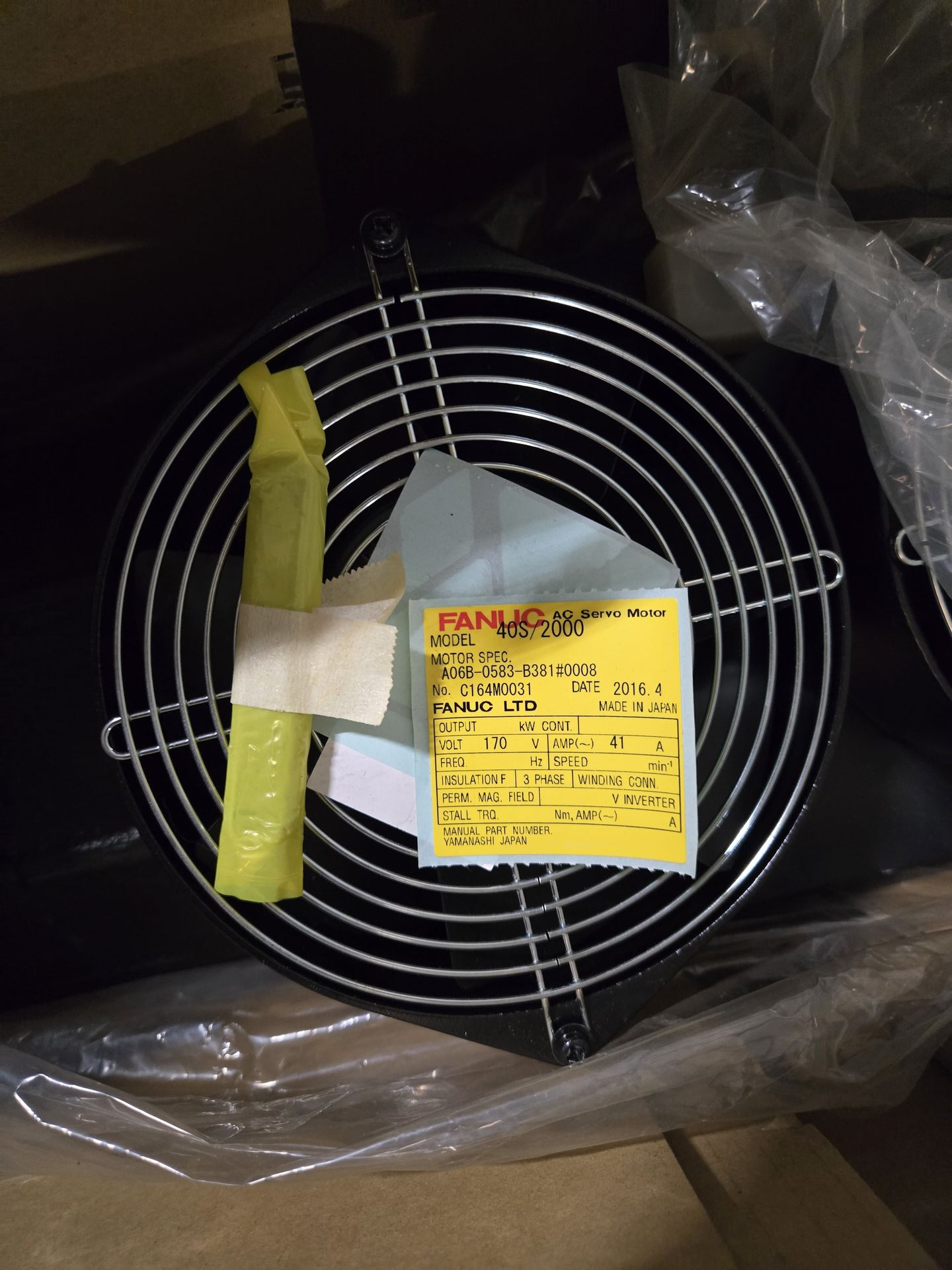 BULK QTY OF FANUC SERVO MOTORS, FANS, AND TRANSFORMER - undefined