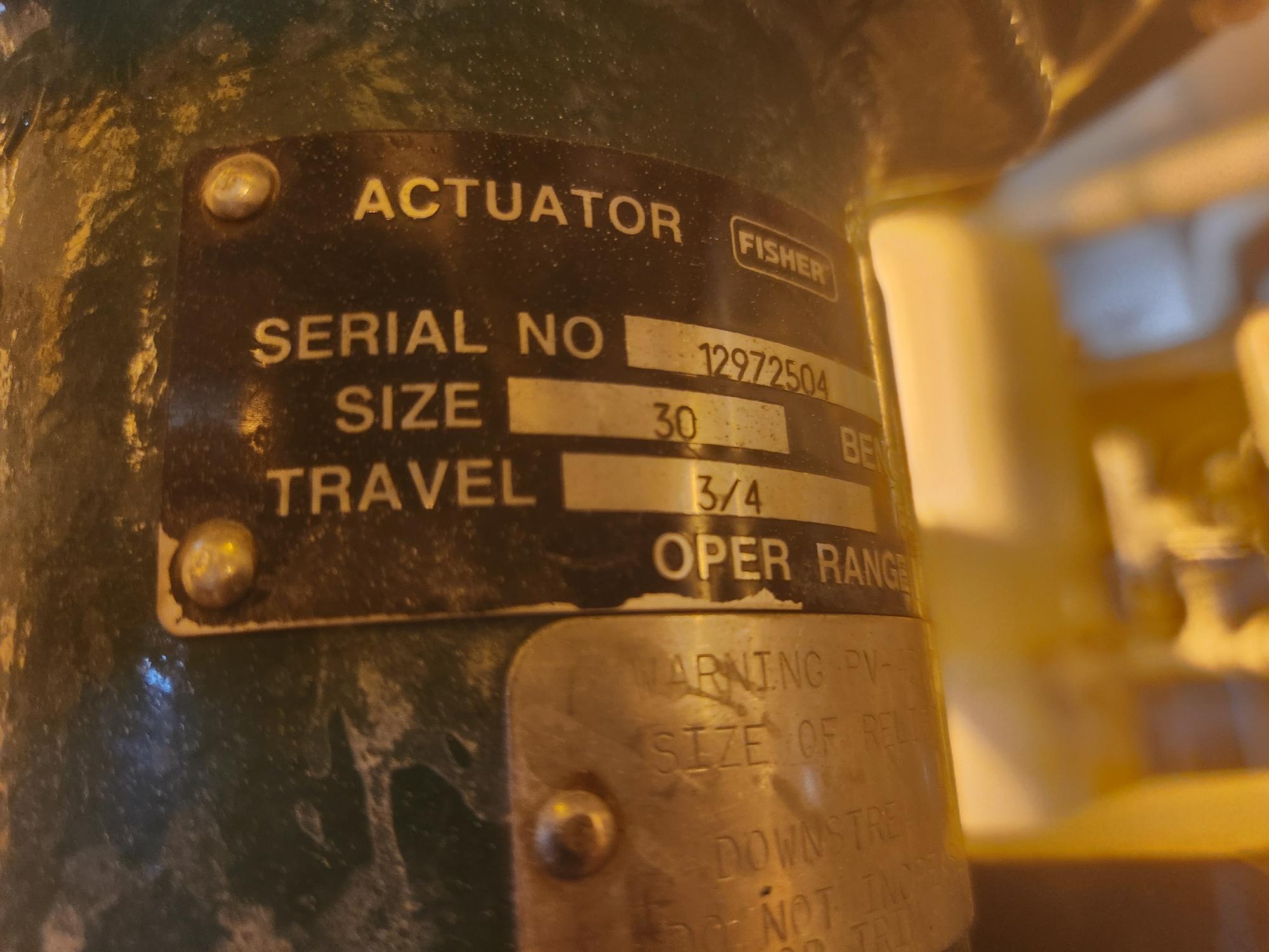 FISHER EZ CONTROL VALVE & 667 ACTUATOR ASSEMBLY - undefined