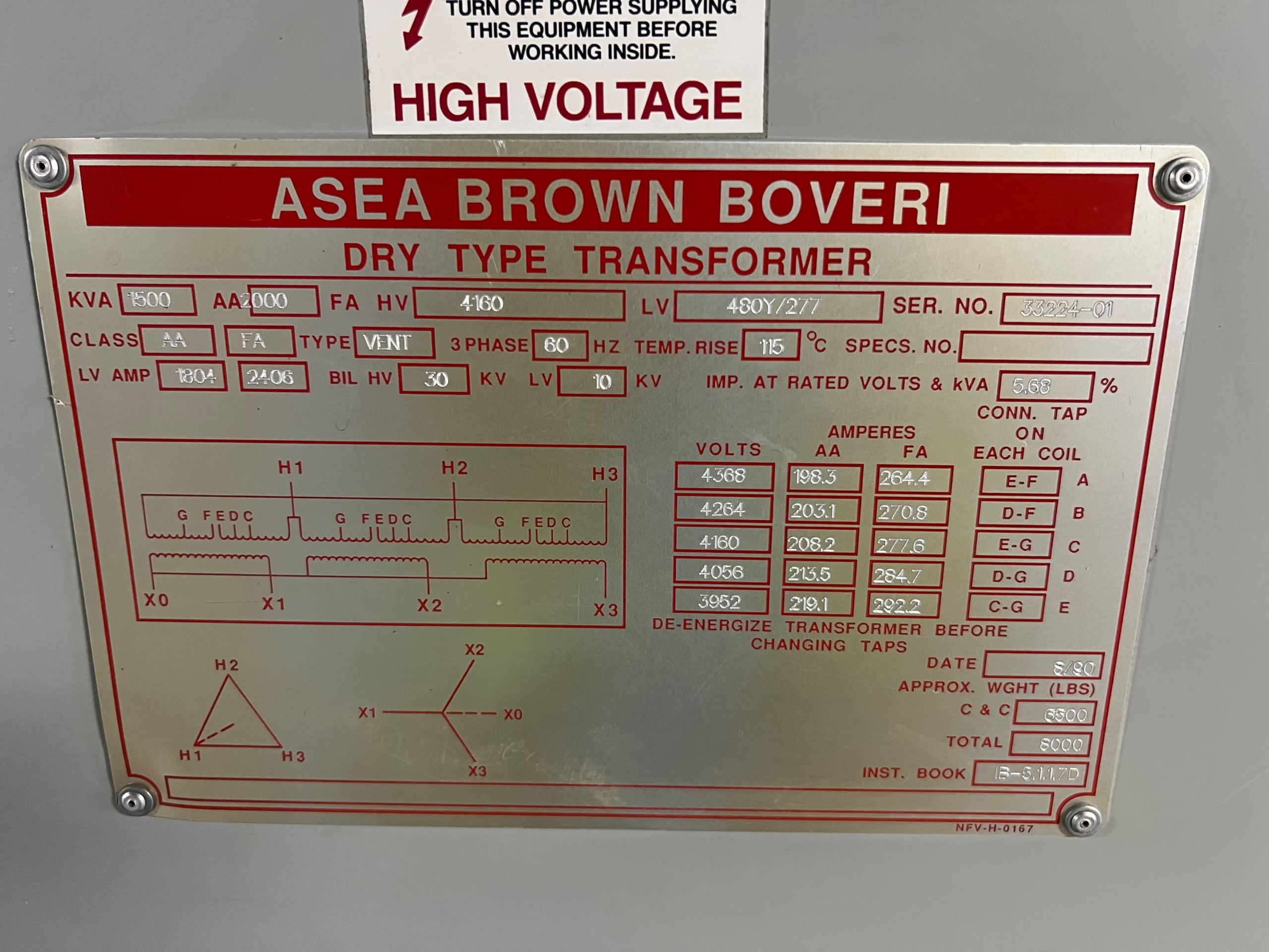 ABB DRY TYPE TRANSFORMER - undefined