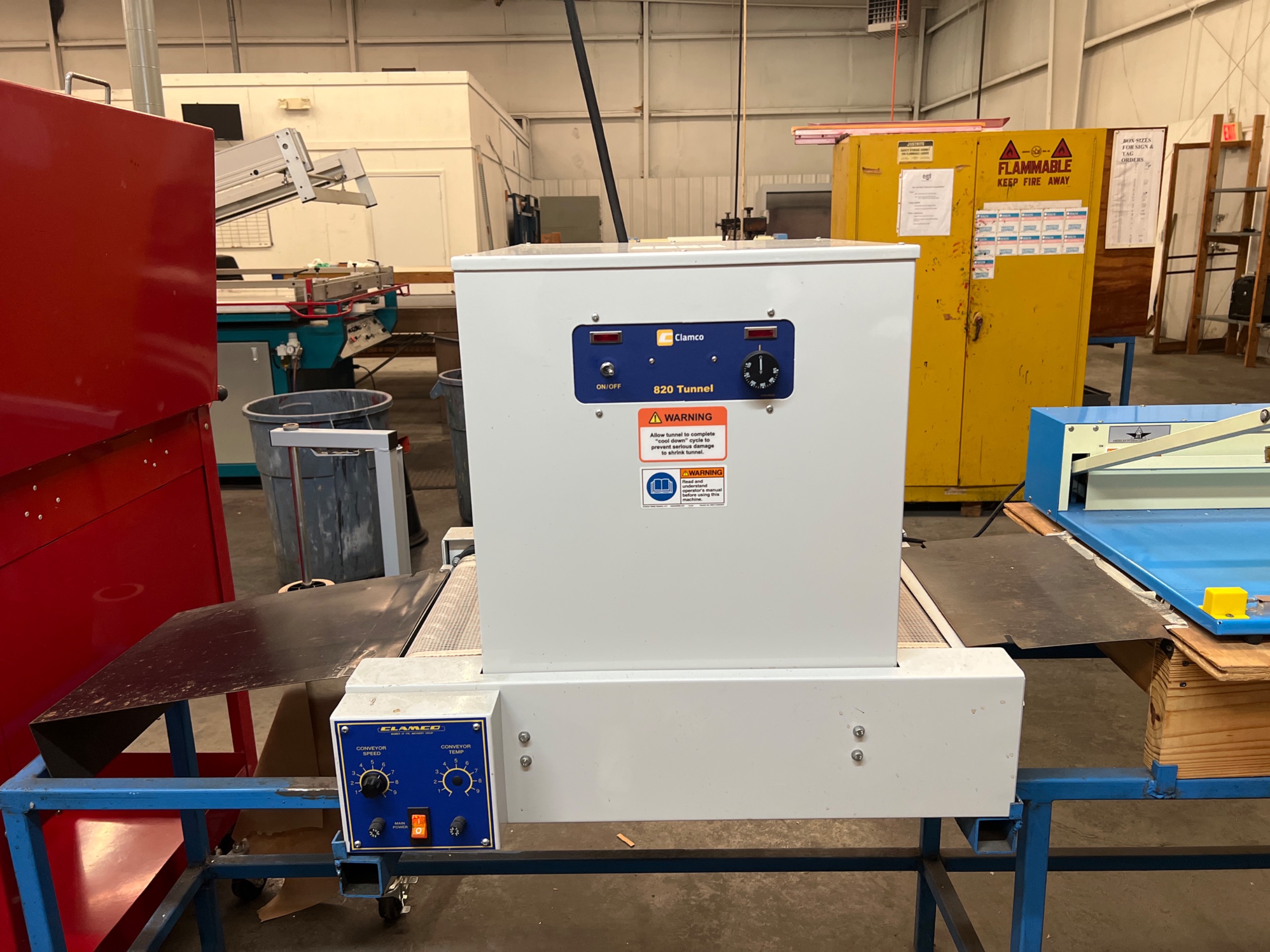 CLAMCO 820MB HEAT SHRINK TUNNEL - undefined