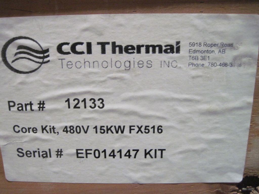 CCI THERMAL TECHNOLOGIES 12133 CORE KIT - undefined