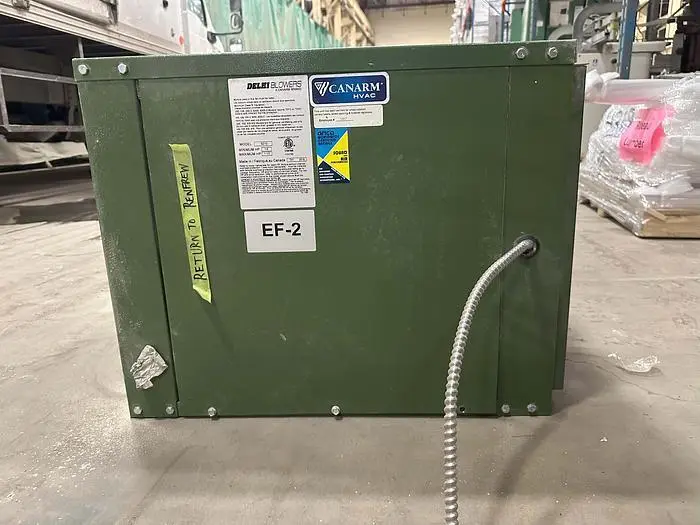 2018 DEHLI 9210 BLOWER, 750 CFM, 1/4-1-1/2 HP, 115/208-230V, 26X22X21 IN - undefined