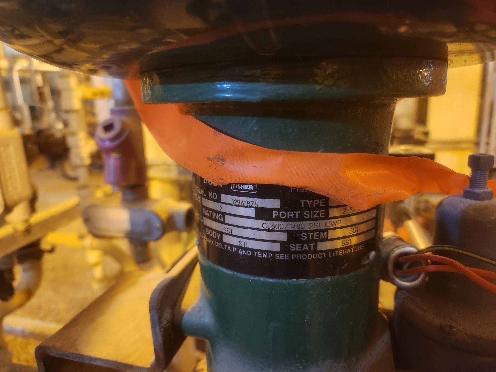 FISHER CONTROL VALVE WITH 657 ACTUATOR - undefined