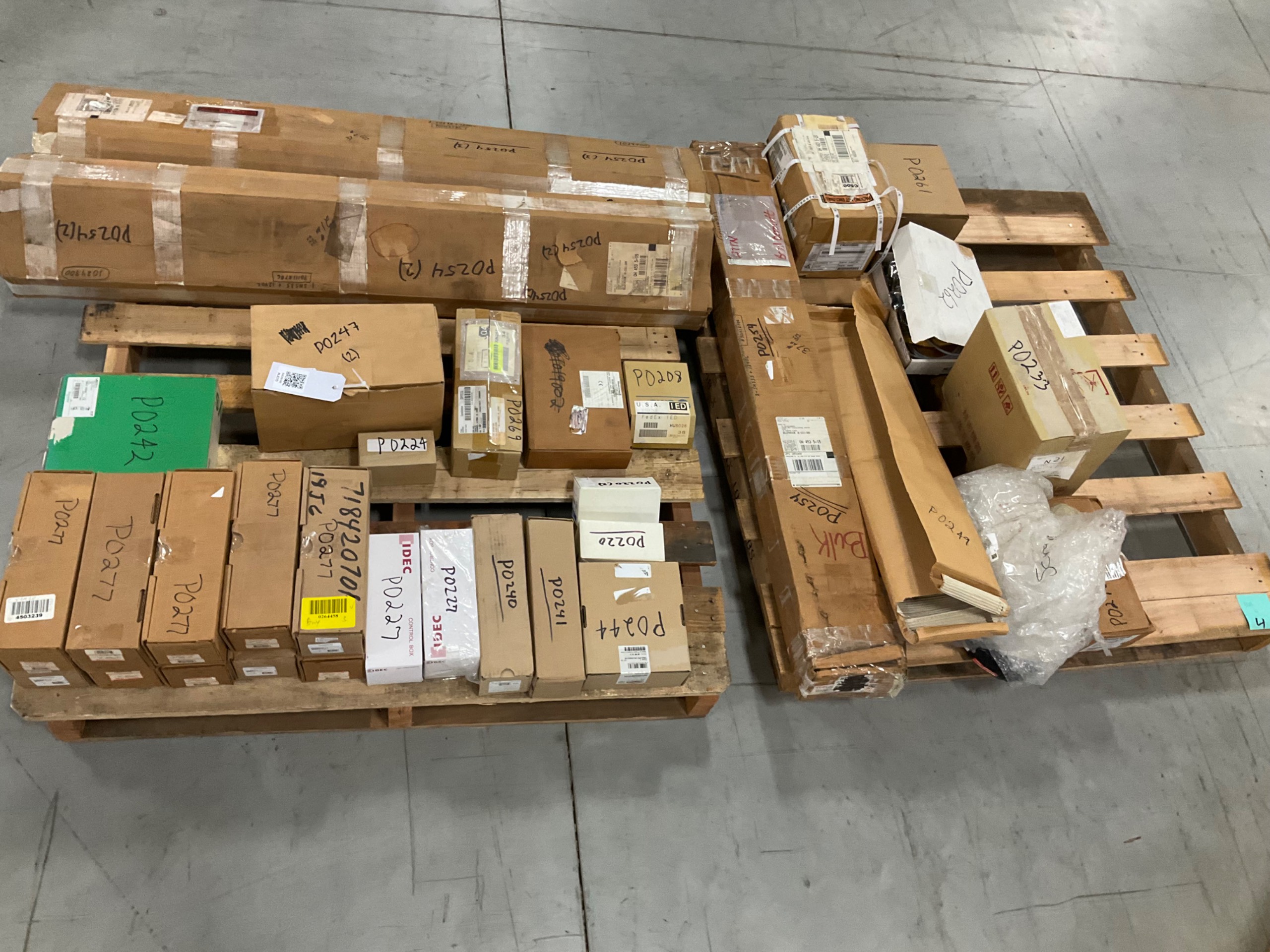 BULK LIST OF ELECTRICAL PARTS - undefined