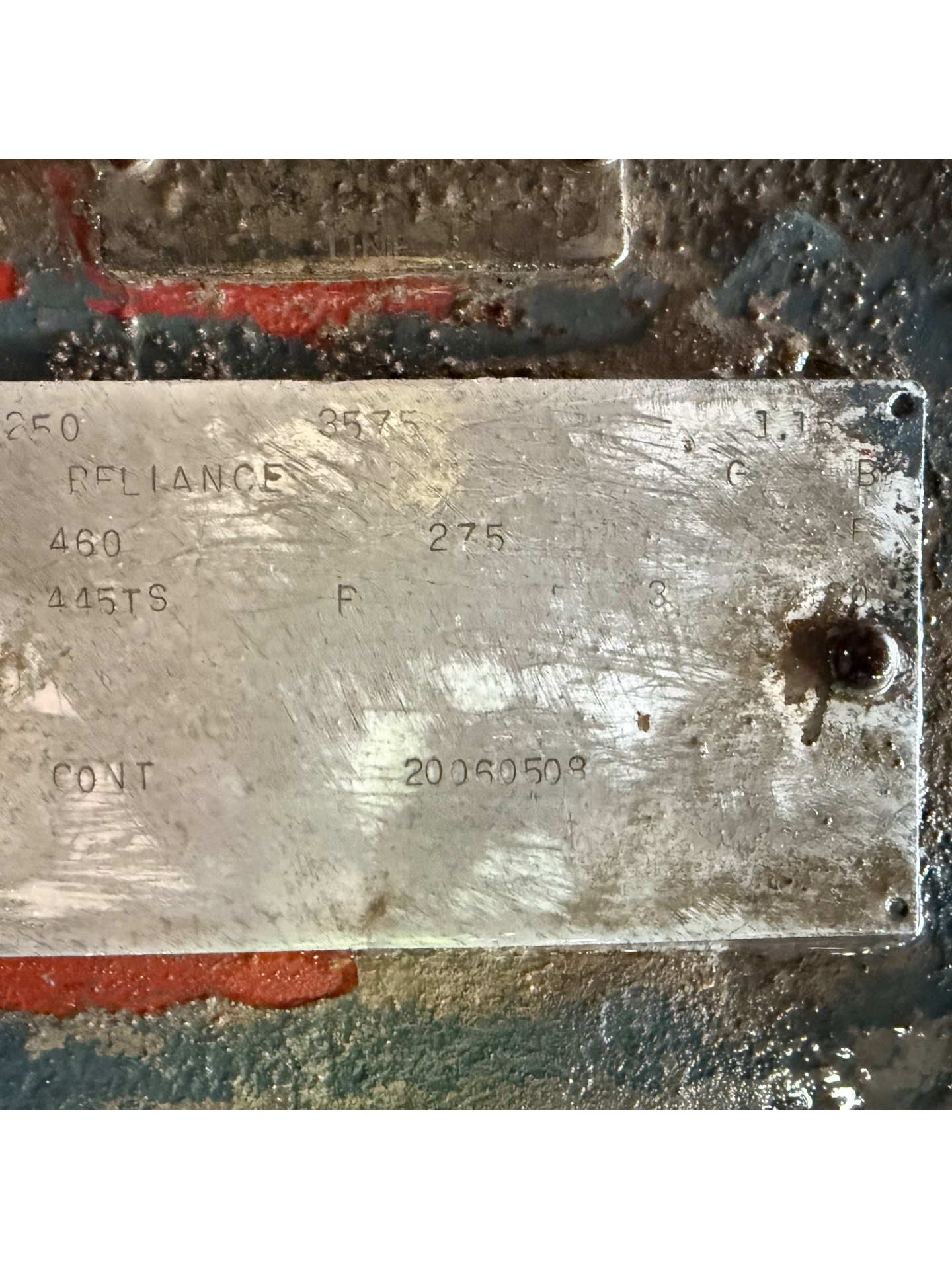 RELIANCE 250HP ELECTRIC MOTOR - undefined