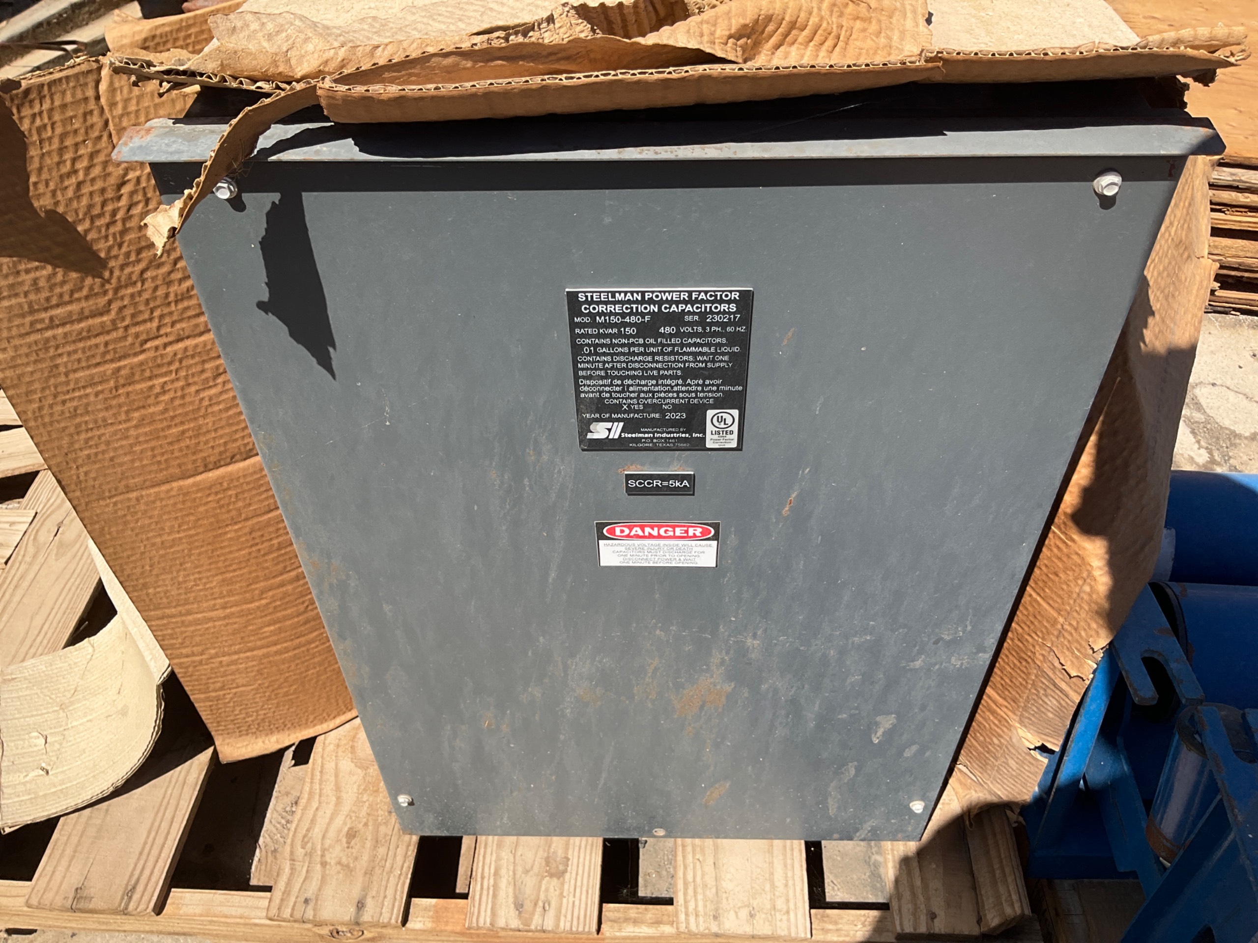 2023 STEELMAN M150-480-F POWER FACTOR CORRECTION CAPACITORS - undefined
