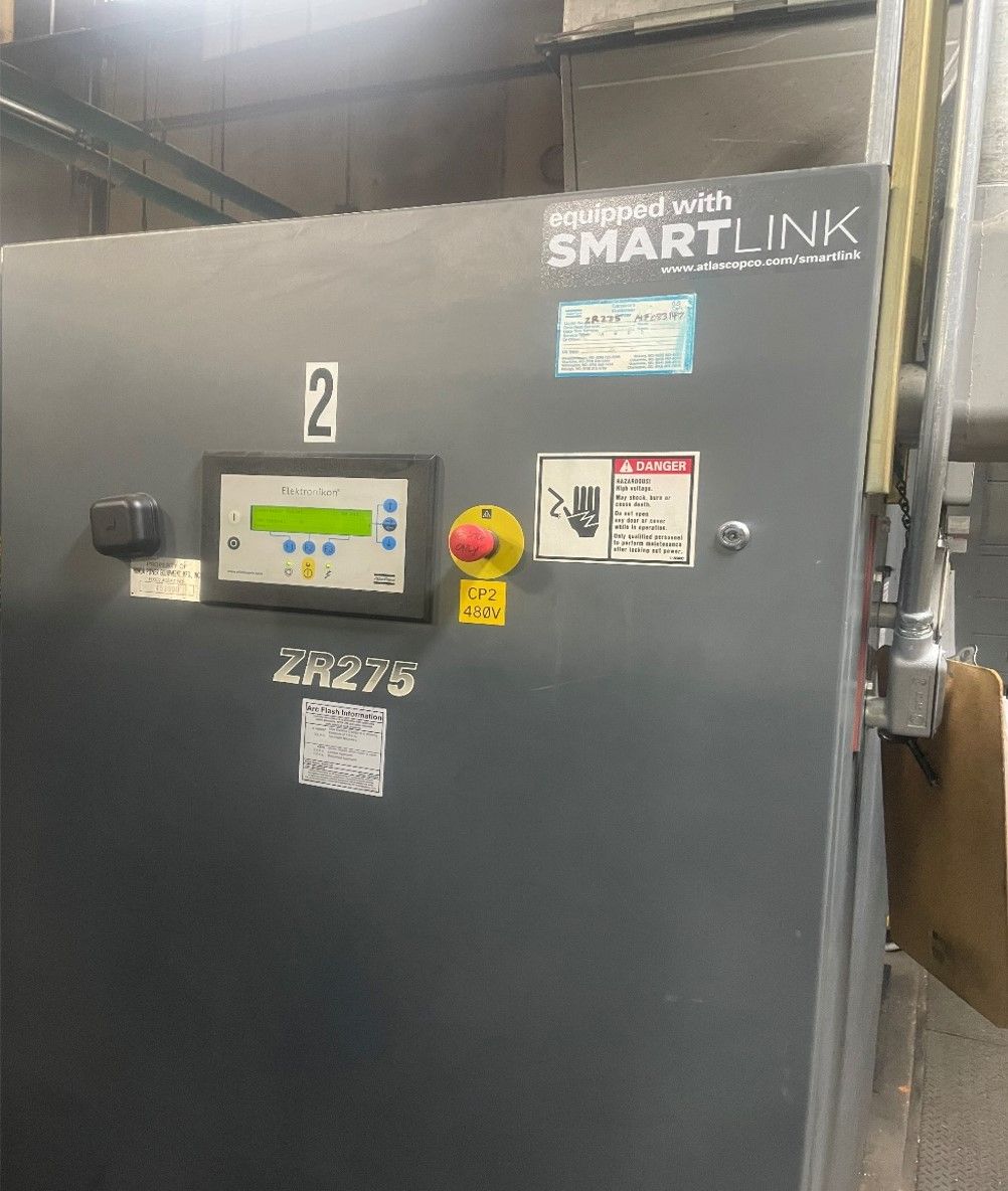 ATLAS COPCO ZR 275 STATIONARY AIR COMPRESSOR WITH DRYER - undefined
