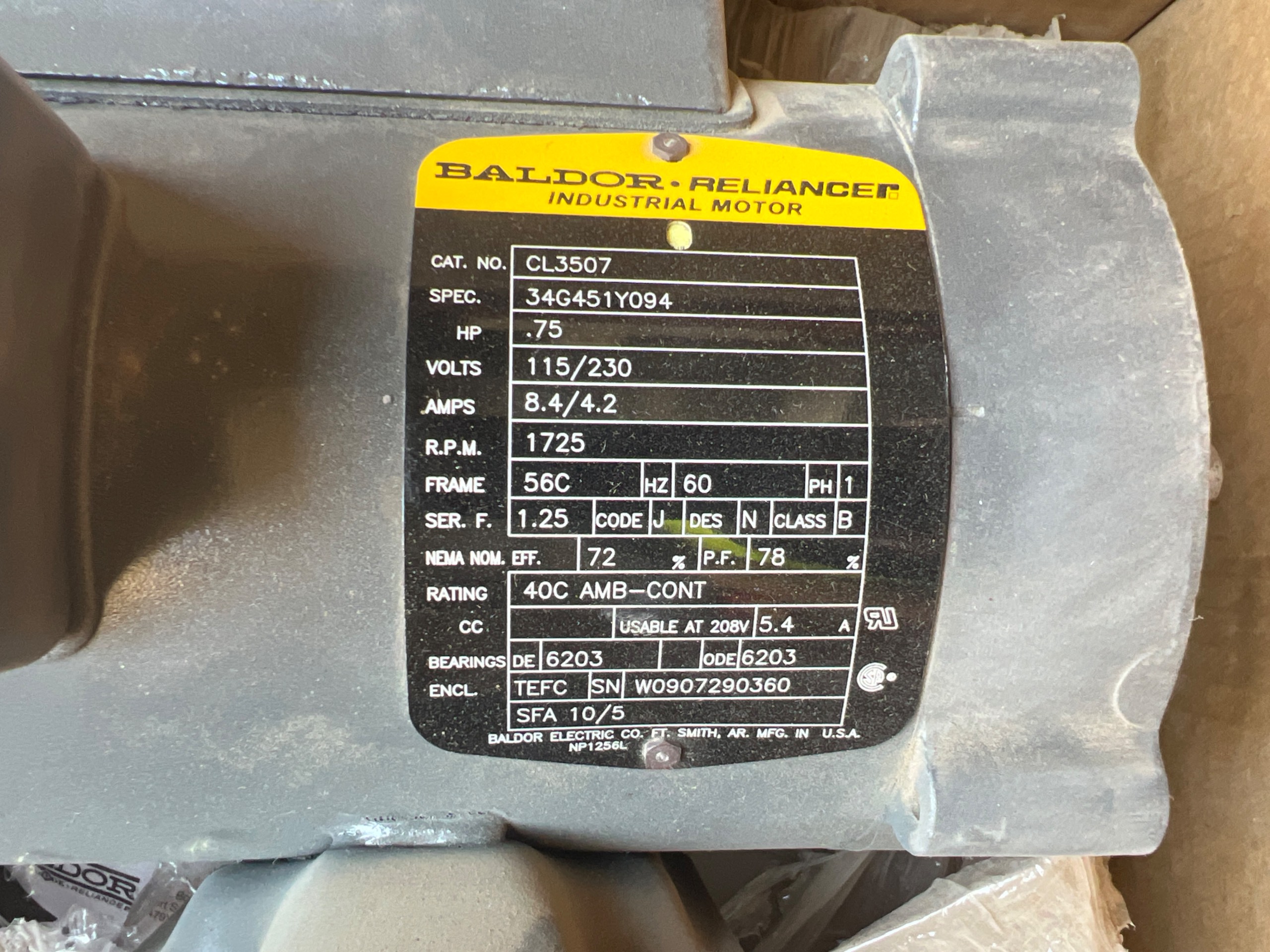 QTY 9: ELECTRIC MOTORS - undefined