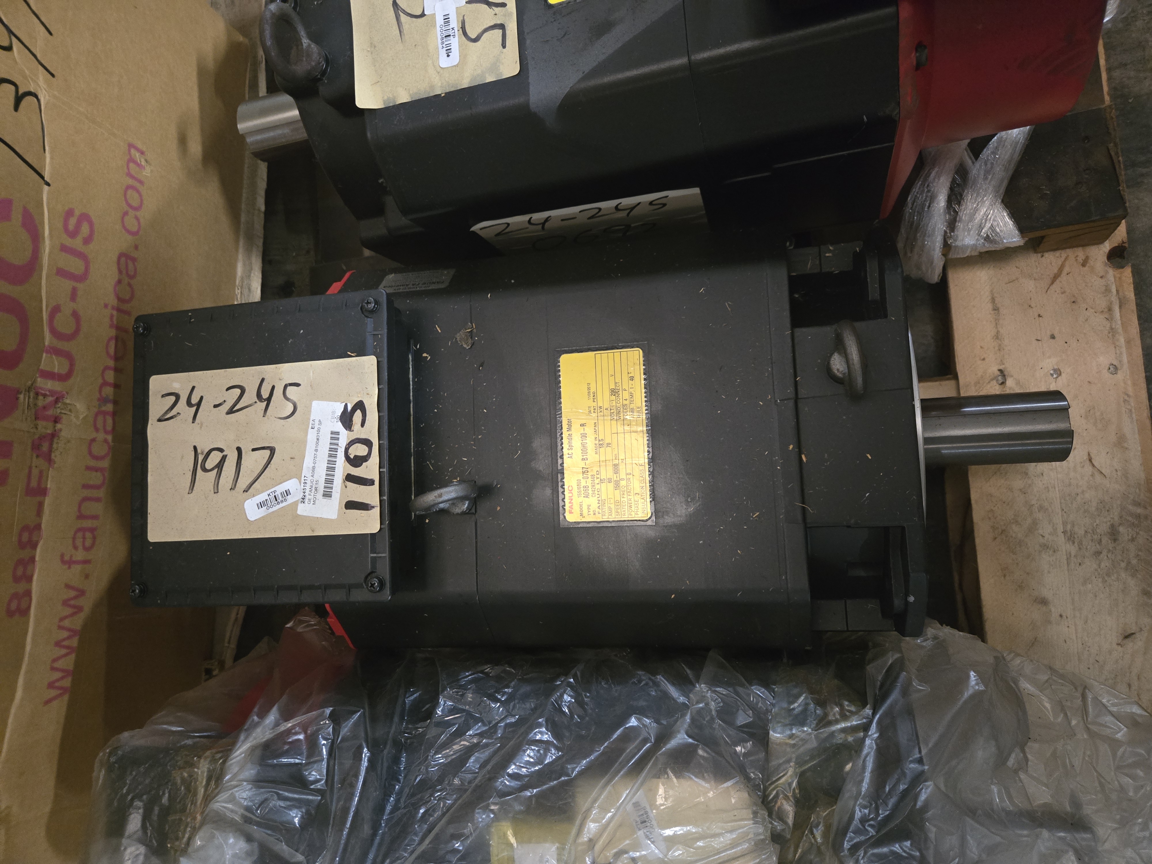 FANUC A06B-0757-B100 AC SPINDLE MOTOR - undefined