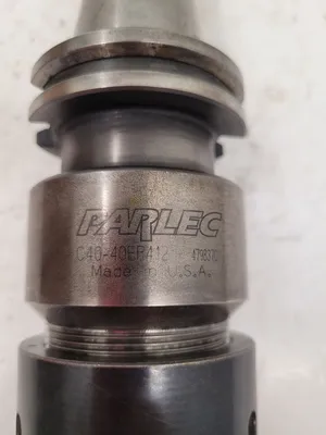 PARLEC C40-40ER412 CAT40 COLLET CHUCK (4.0" GAGE LENGTH, 6.75” OAL, 2.5” BODY DIA) - undefined