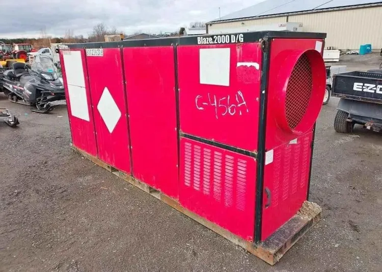 ECO BLAZE 2000D/G MOBILE INDUSTRIAL HEATER, DUAL-FUEL DIESEL/LPG, 2,000,000 BTU/HR, 120V - undefined