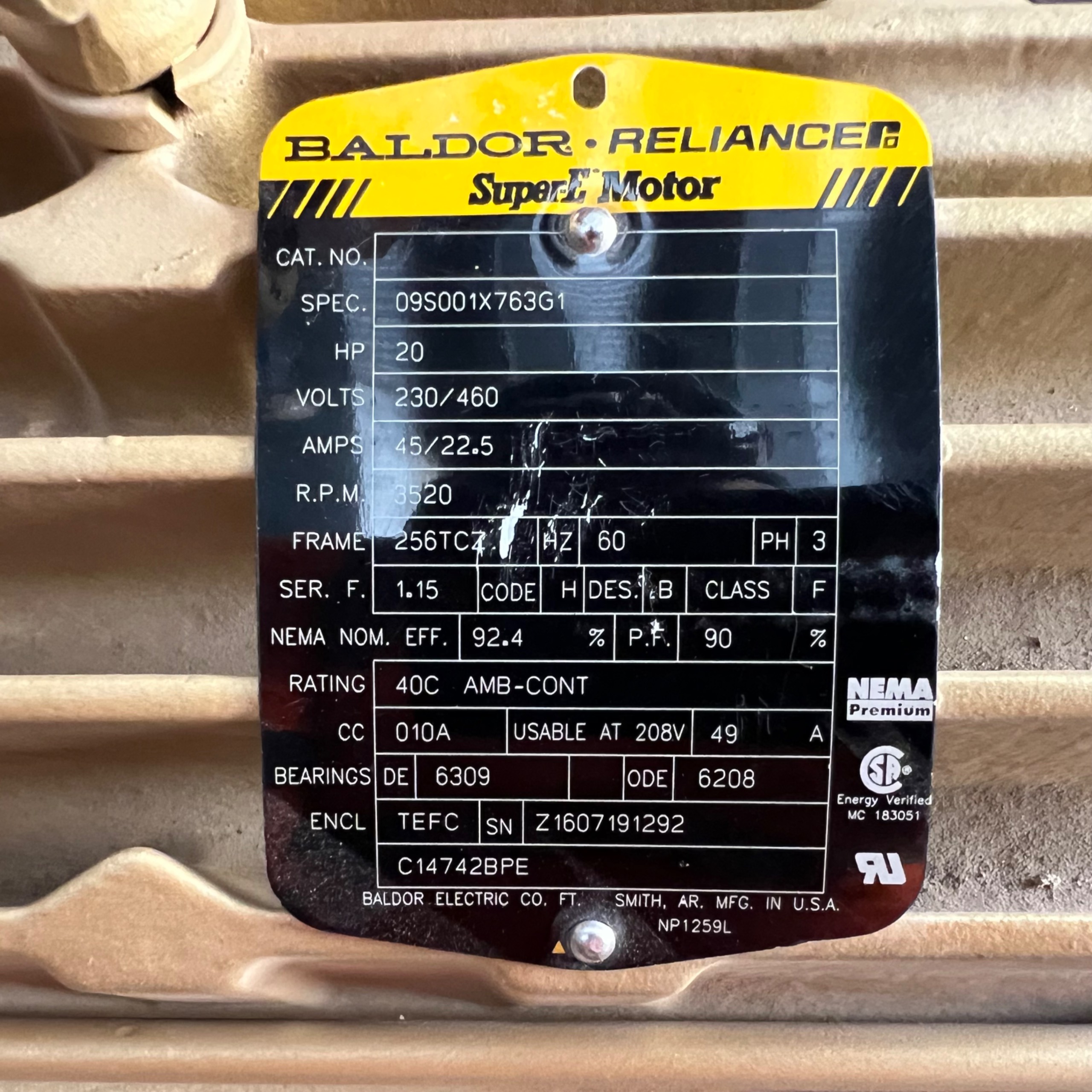 QTY 4: BALDOR/RELIANCER MOTORS - undefined
