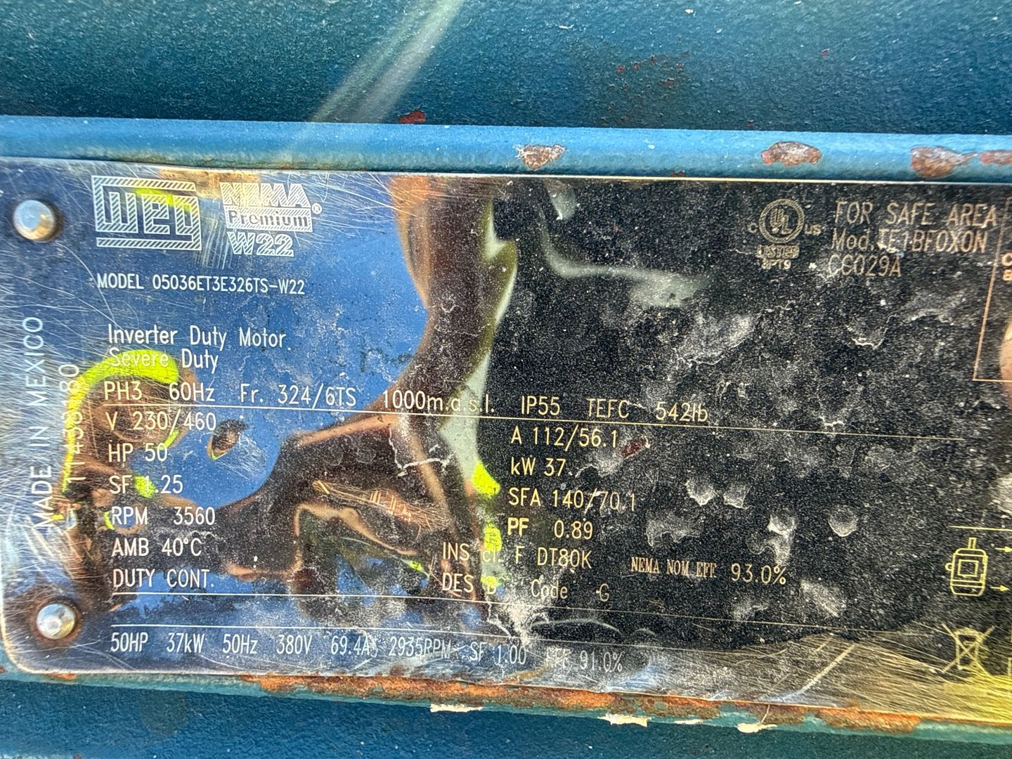 LA BOUR PUMP & 50 HP MOTOR ASSEMBLY - undefined