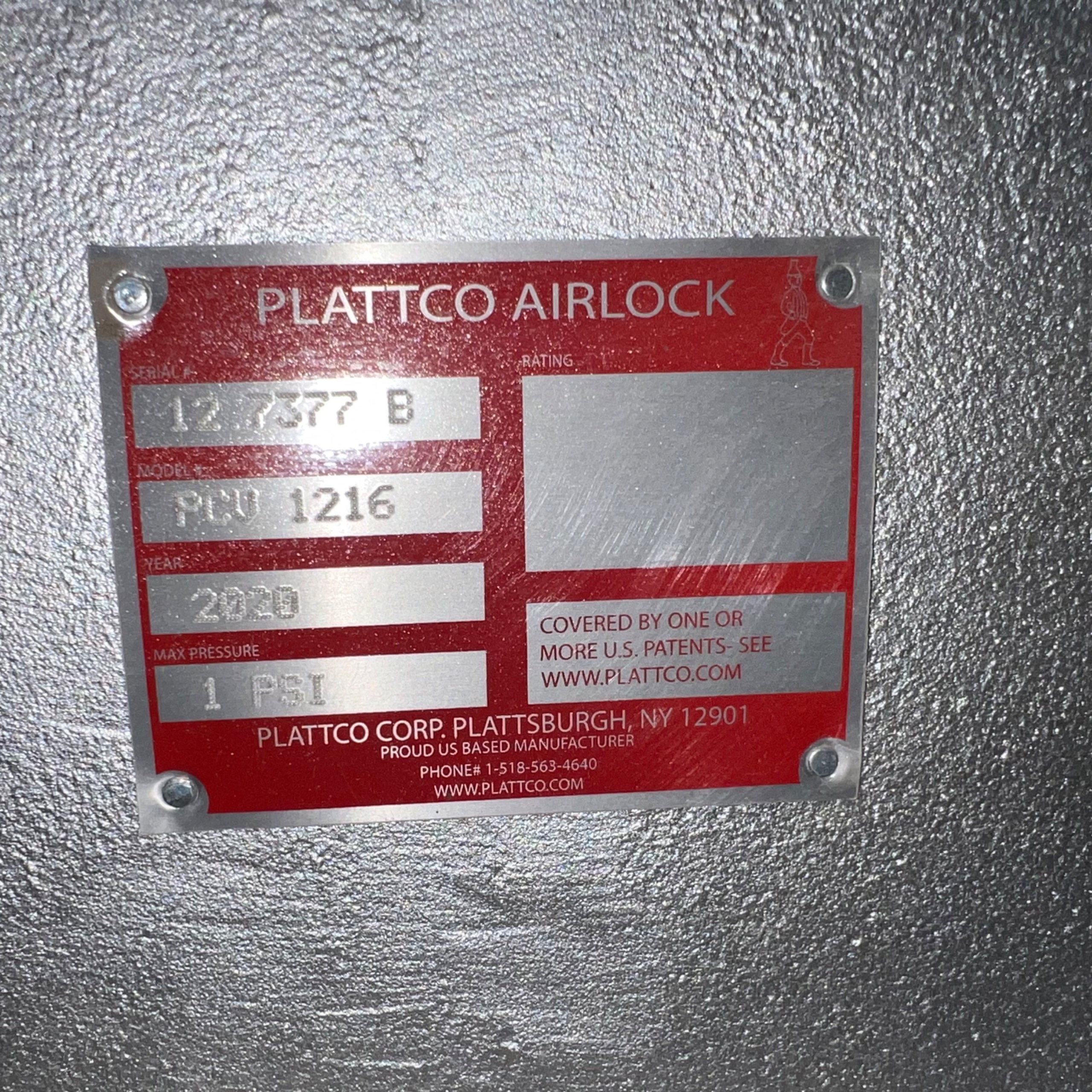 2020 PLATTCO AIRLOCK PCV 1216 ROTARY AIRLOCK VALVE - undefined