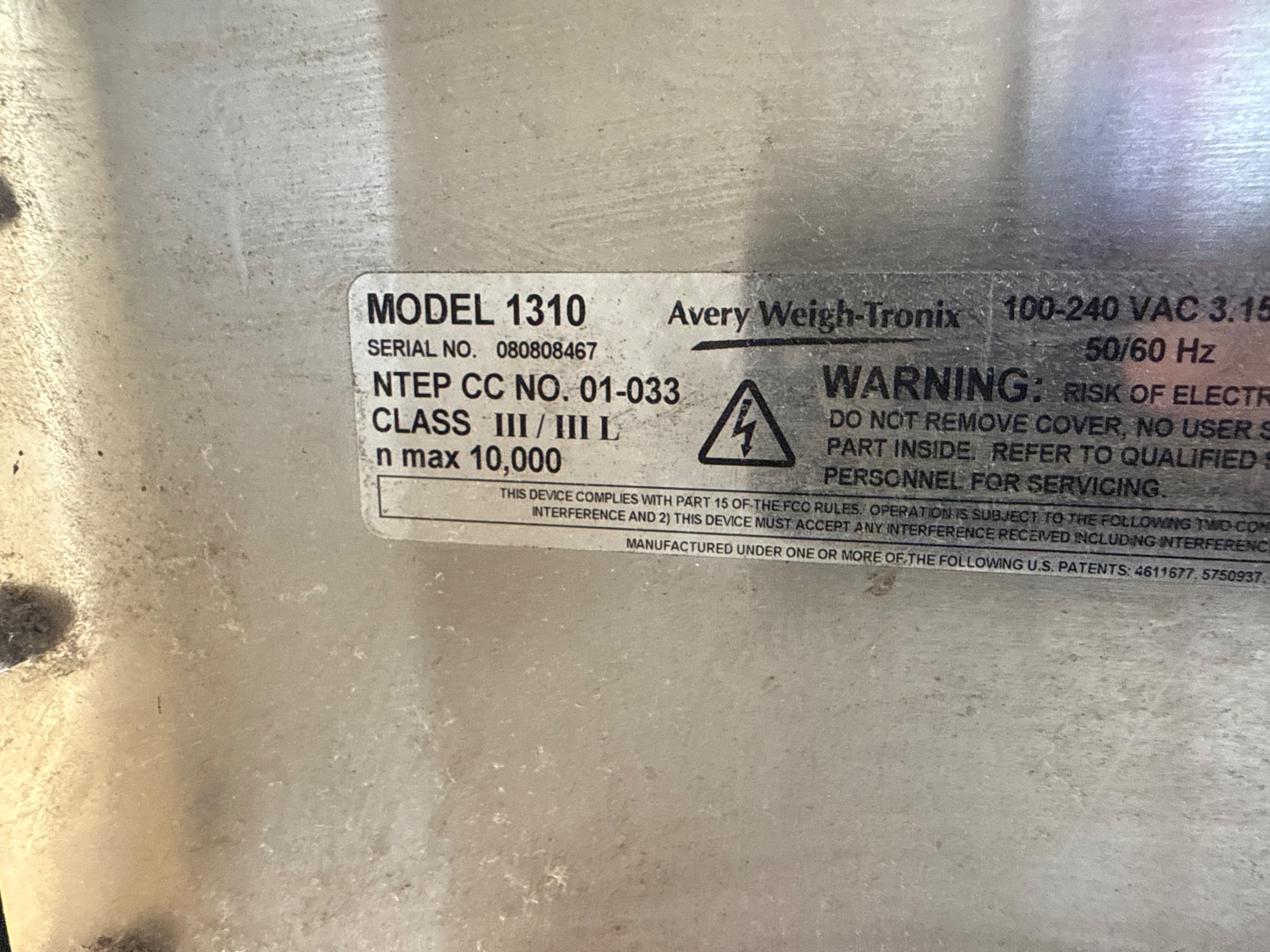 AVERY WEIGH-TRONIX BMS 7011-100T J TRUCK SCALE - undefined