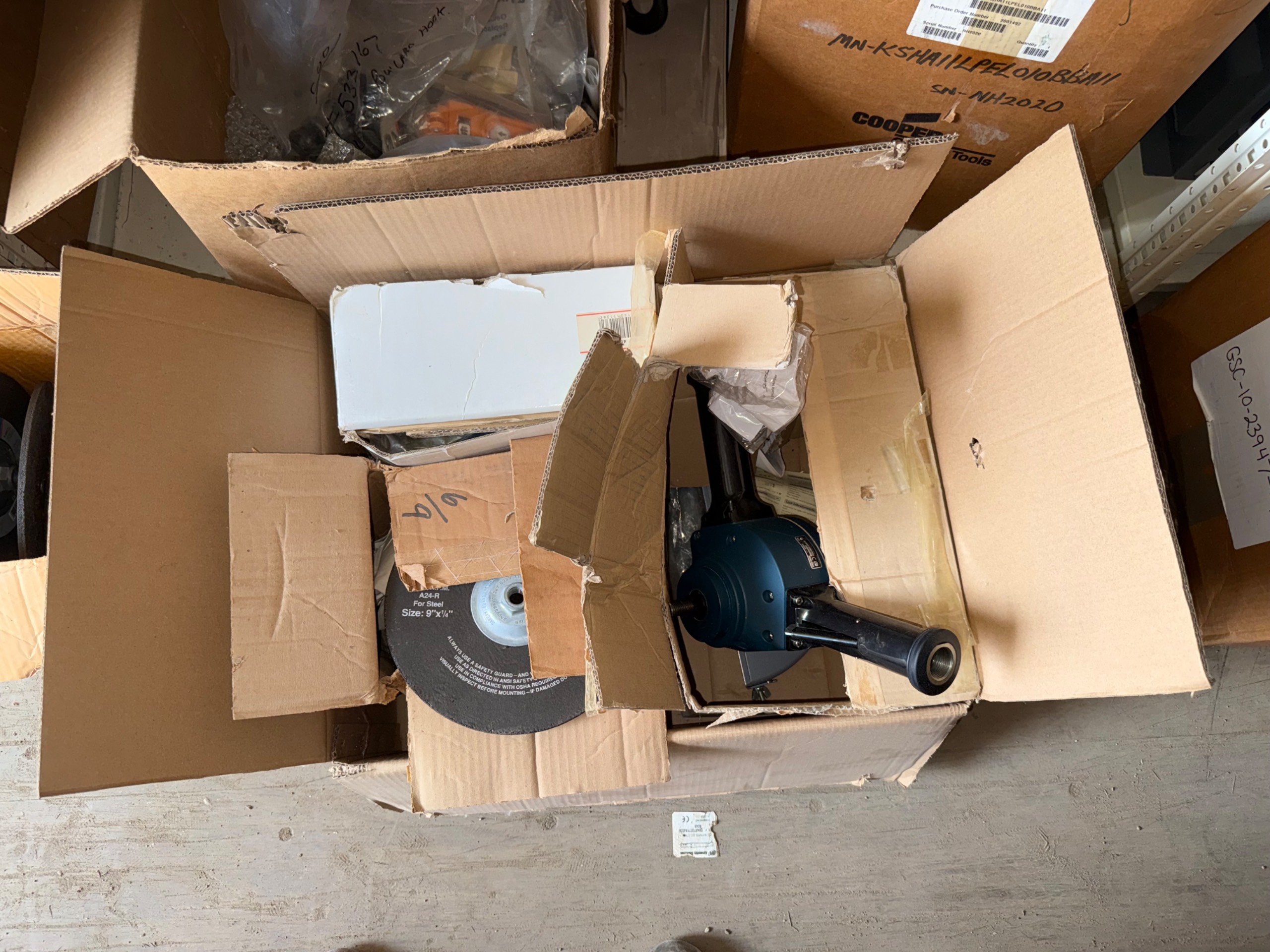 BULK INVENTORY OF INDUSTRIAL PARTS AND TOOLS - undefined