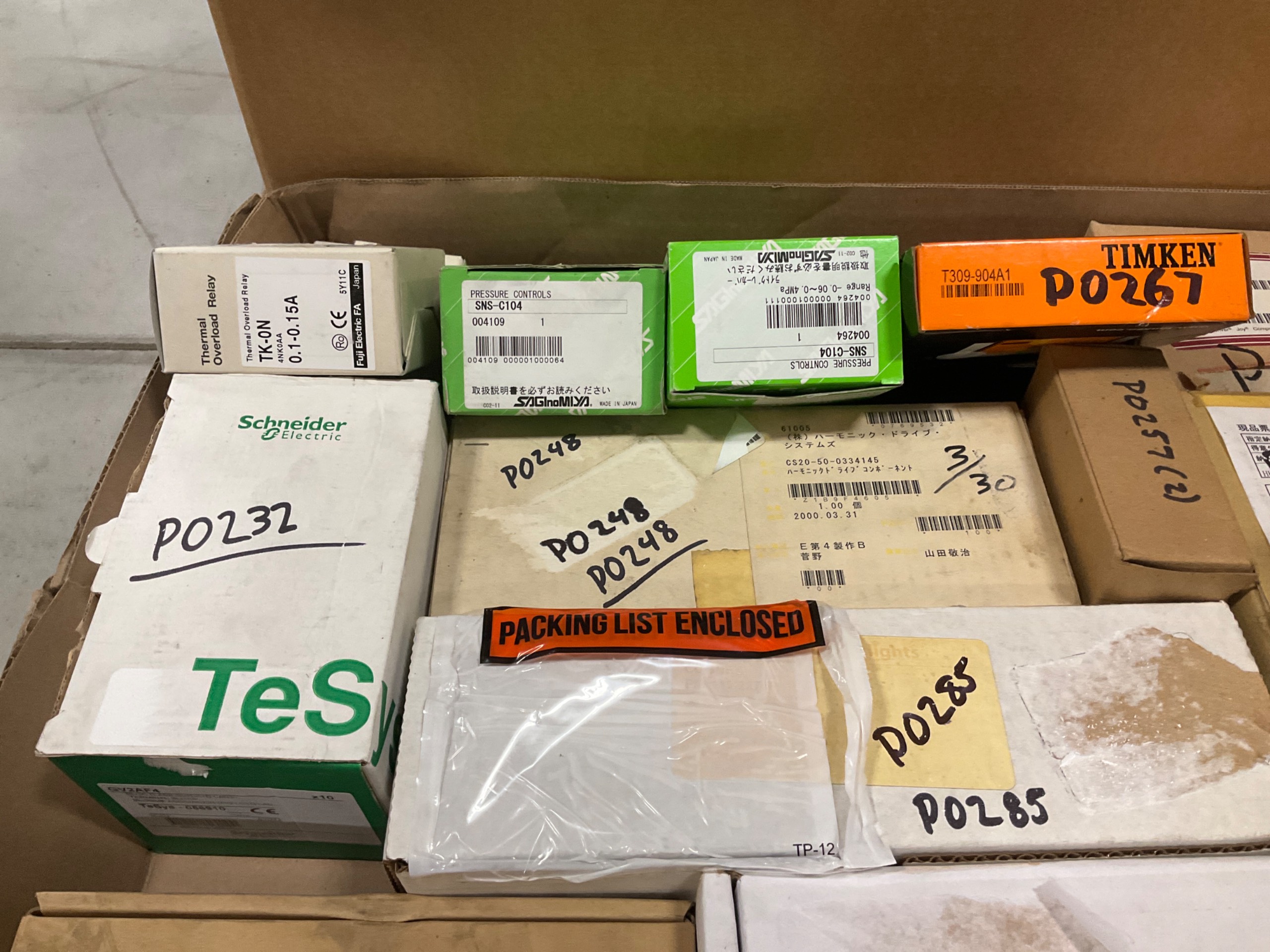 BULK LIST OF BEARINGS - undefined