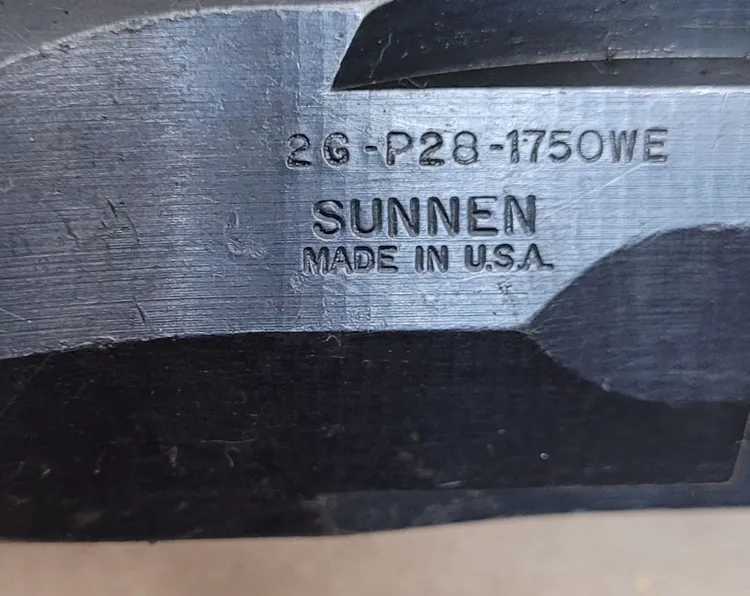 SUNNEN 2G P28 1750 WE HONING MANDREL, OAL 12.5IN, DIA 1.73-1.875IN, ABR L 6.562IN - undefined