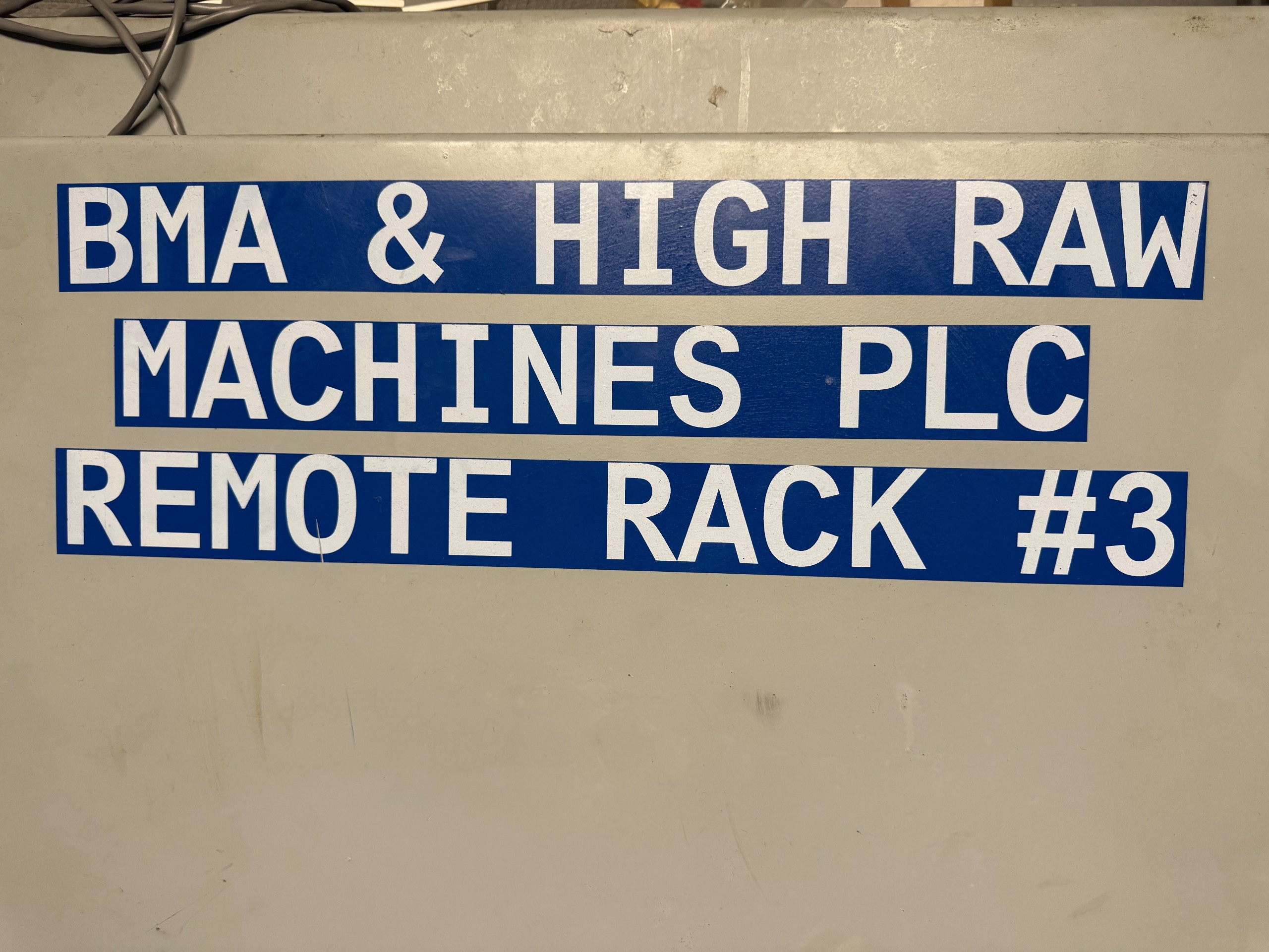 ALLEN BRADLEY PLC CONTROL PANEL - undefined